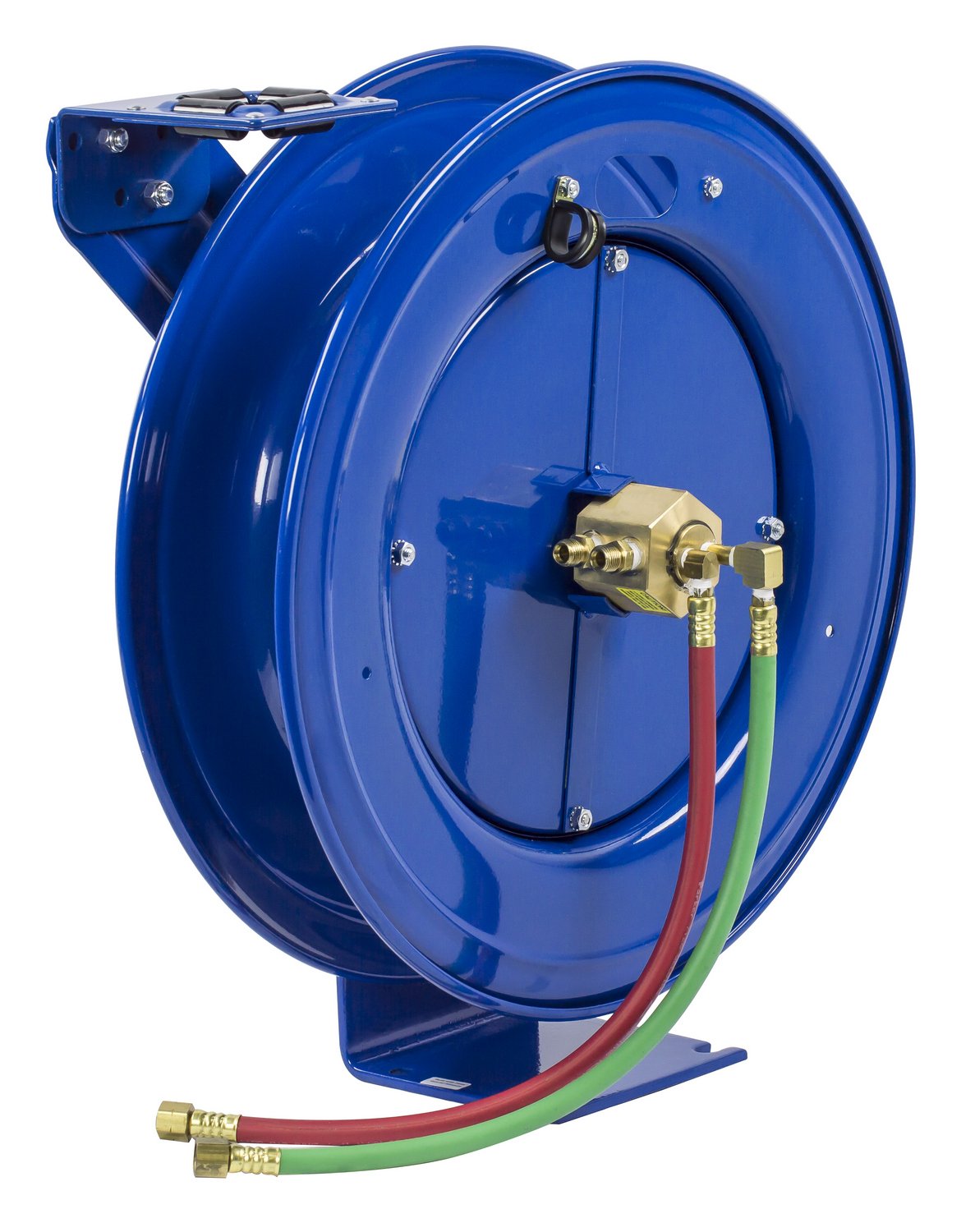 Bіg Sаlе Coxreels EZ-SHWL-150 Safety Series Dual Hose Spring Rewind Hose Reel for oxy-Acetylene: 1/4 I.D, 50' Hose Capacity, Less Hose, 200 PSI