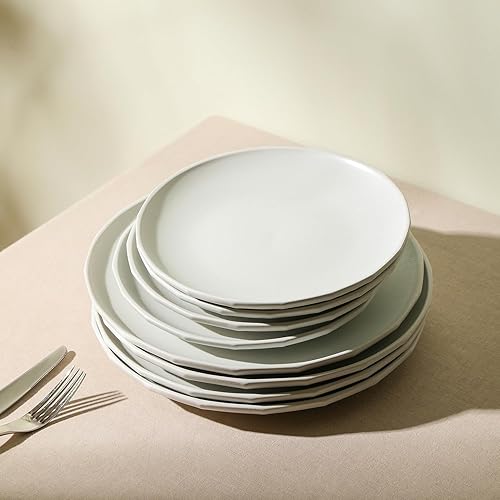 Miniatura 6 de Stone Lain Rio - Juego de platos para ensalada, 4 piezas, color beige