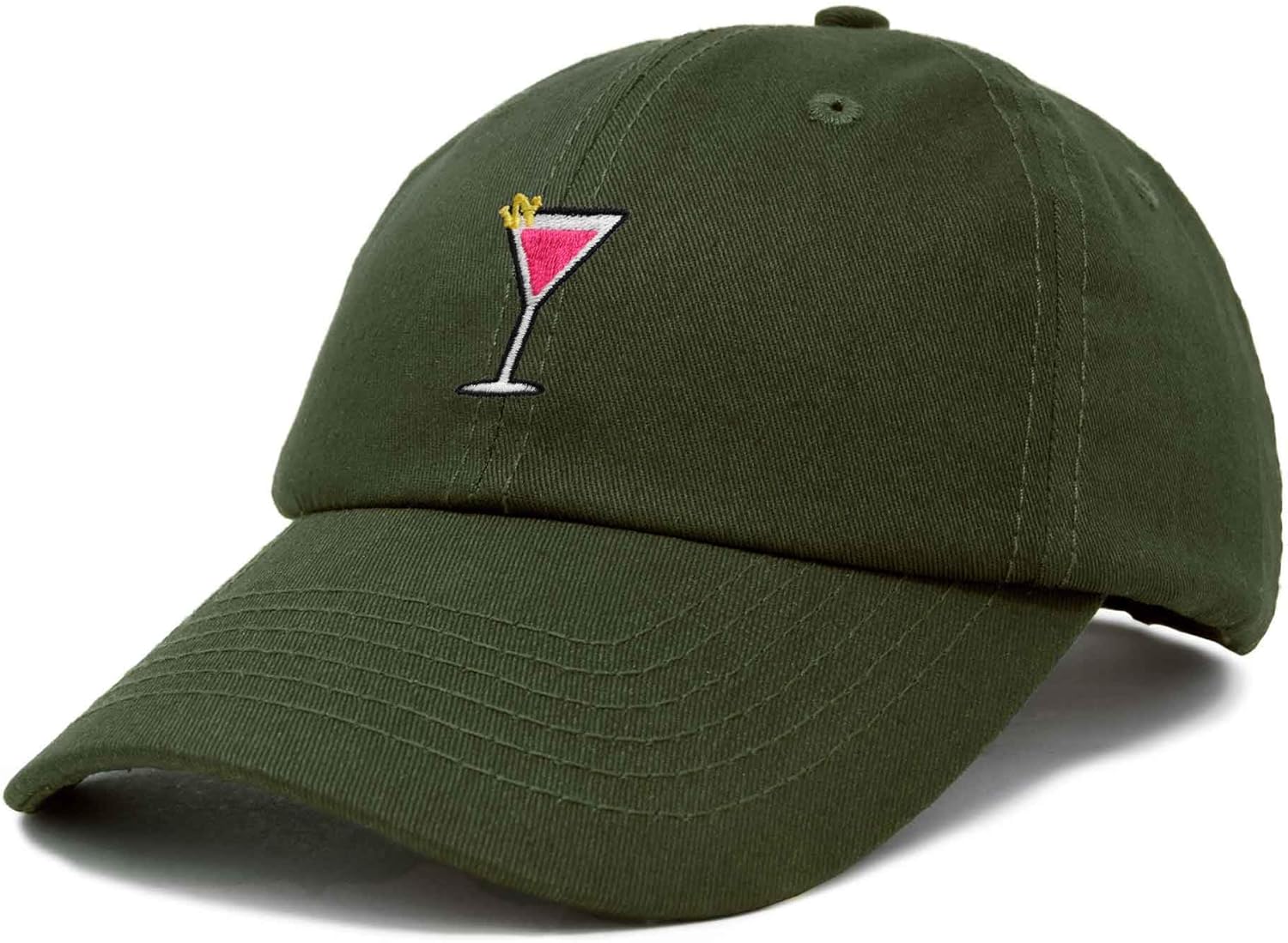 DALIX Cosmo Embroidered Cap Cotton Cosmopolitan Baseball Cute Cool Dad Hat Womens