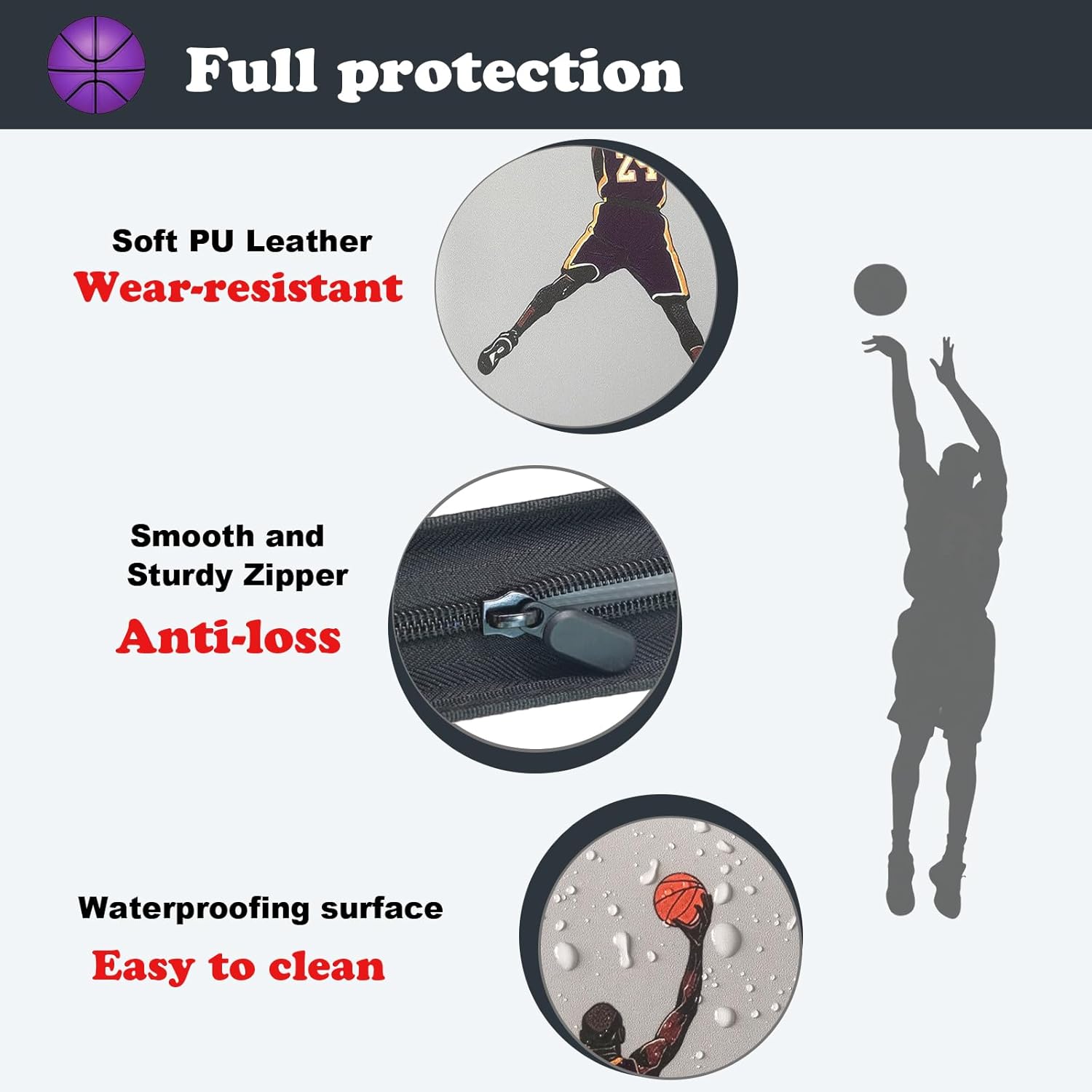 Basketball Card Binder 400 Pockets,Basketball Trading Cards Holder Card Collectors Album,Dustproof Card Storage Book with Removable Sleeves