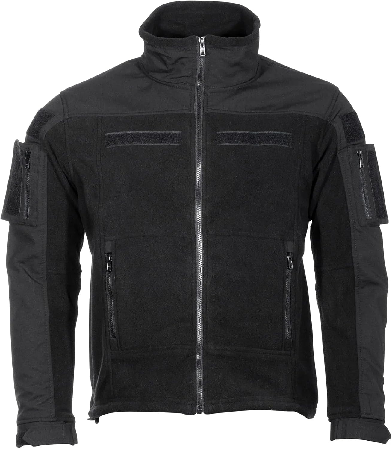MFH Men's US Combat Fleece Jacket Black