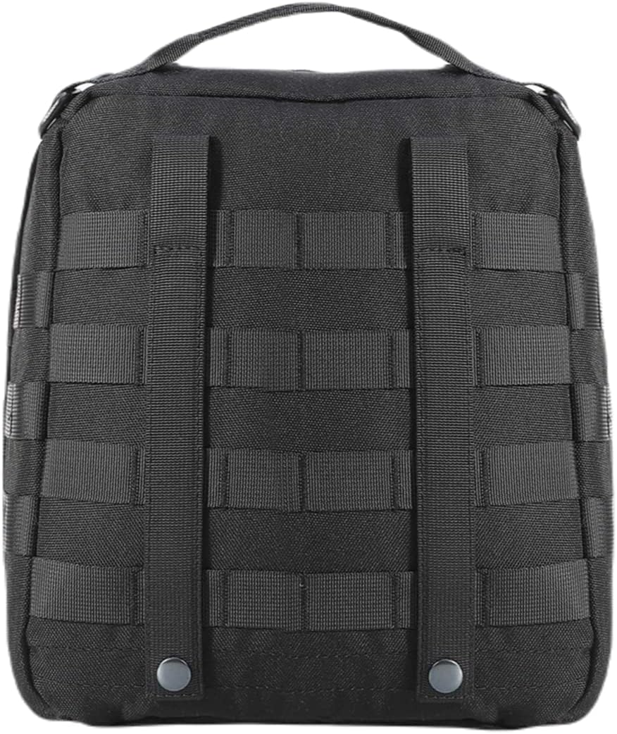 Tactical MOLLE Clamshell Helmet Bag, Padded and Fleece Lined Storage Case for Airsoft MilSim Motorcycle and Bike Helmets, MOLLE Compatible (Black) : Sports & Outdoors