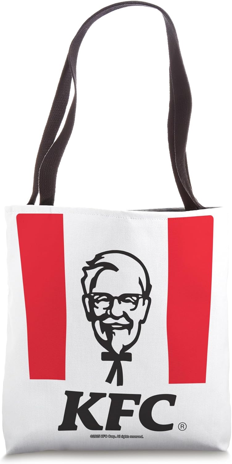 Kentucky Fried Chicken Classic Bucket Logo KFC Foodie Tote Bag