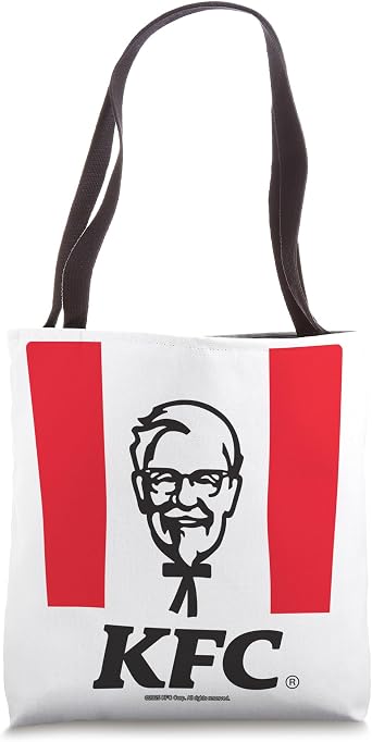 Kentucky Fried Chicken Classic Bucket Logo KFC Foodie Tote Bag