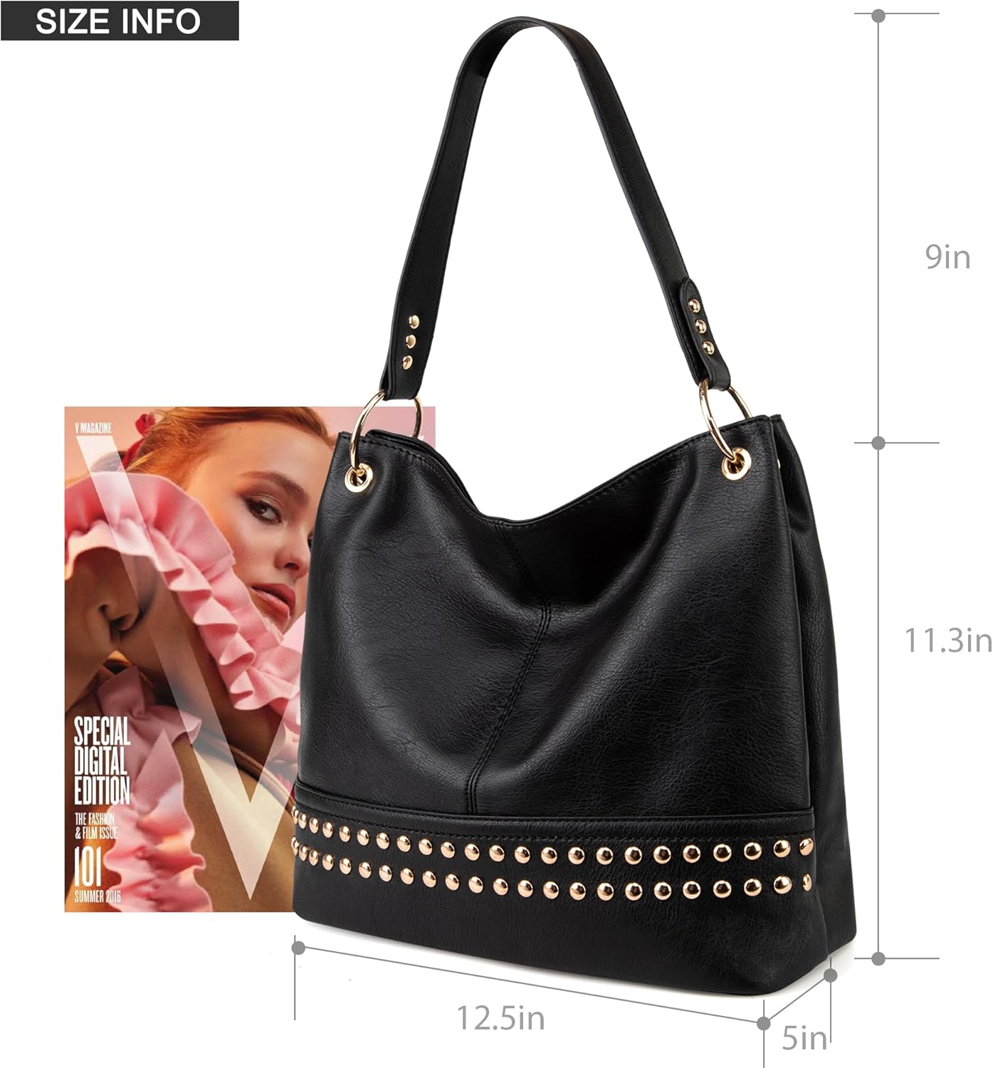 Montana West Hobo Bag for Ladies Shoulder Handbags with Back Pocket | Purses, with Zipper, Purses, with Zipper