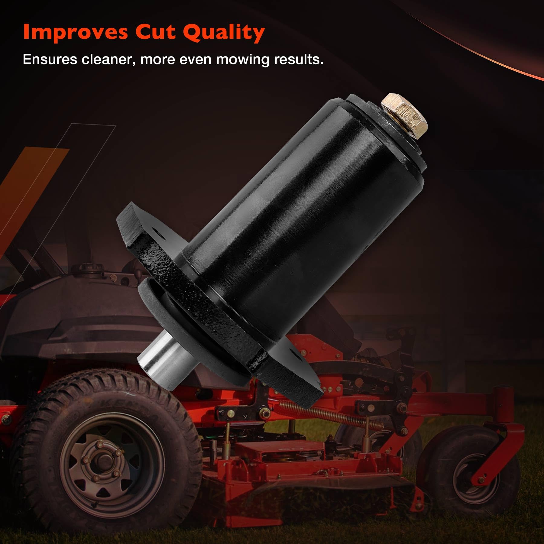 ATRACYPART Paquete de 3 husillos de cubierta de cortacésped 59202600 compatibles con Ariens Gravely Pro Master Stance Turn reemplaza # 59215400 59225700 69219700