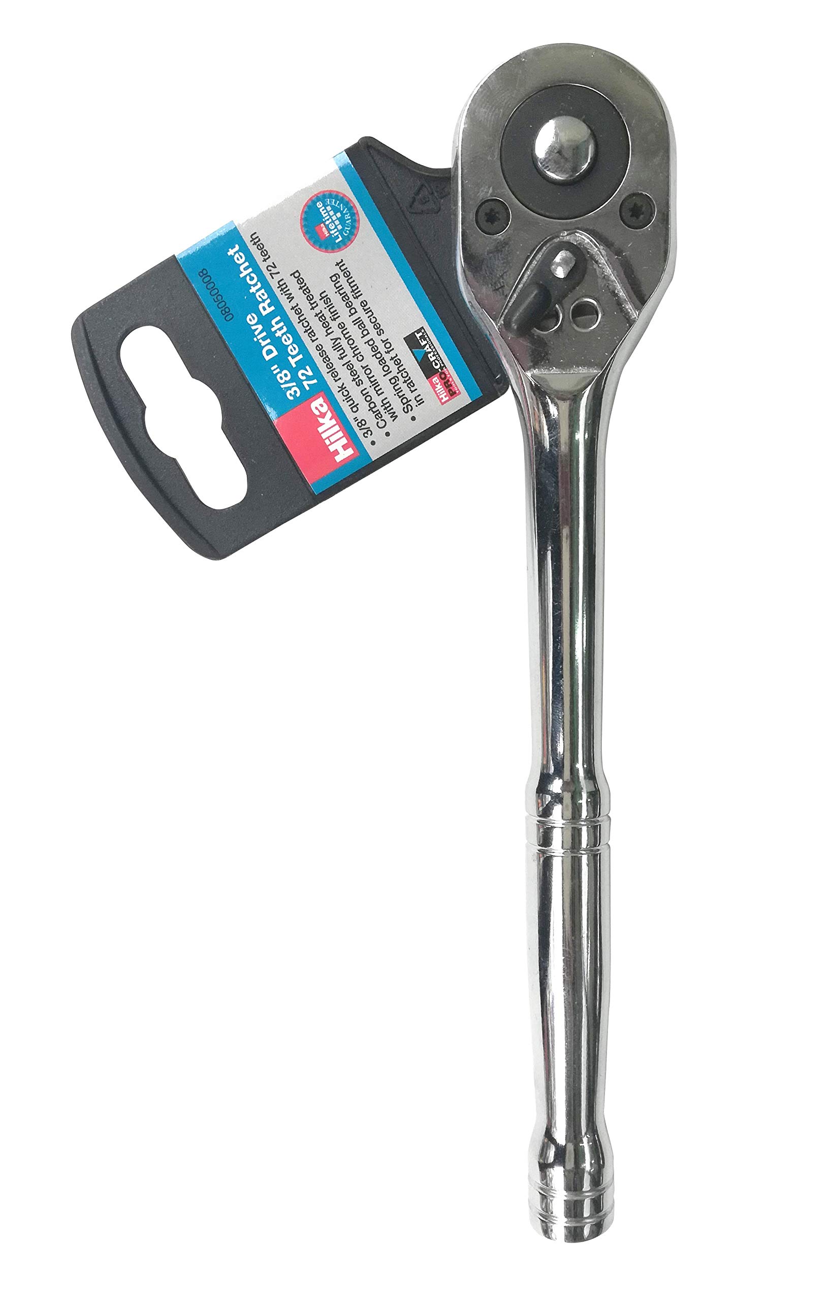 Hilka 08050008 3/8" Drive 72 Teeth Ratchet 5013433805086