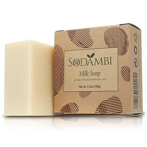 Jabón de leche de vaca, barra de jabón de 3.5 onzas, jabón corporal totalmente natural, lujoso jabón hecho a mano para cara y cuerpo, fórmula pura