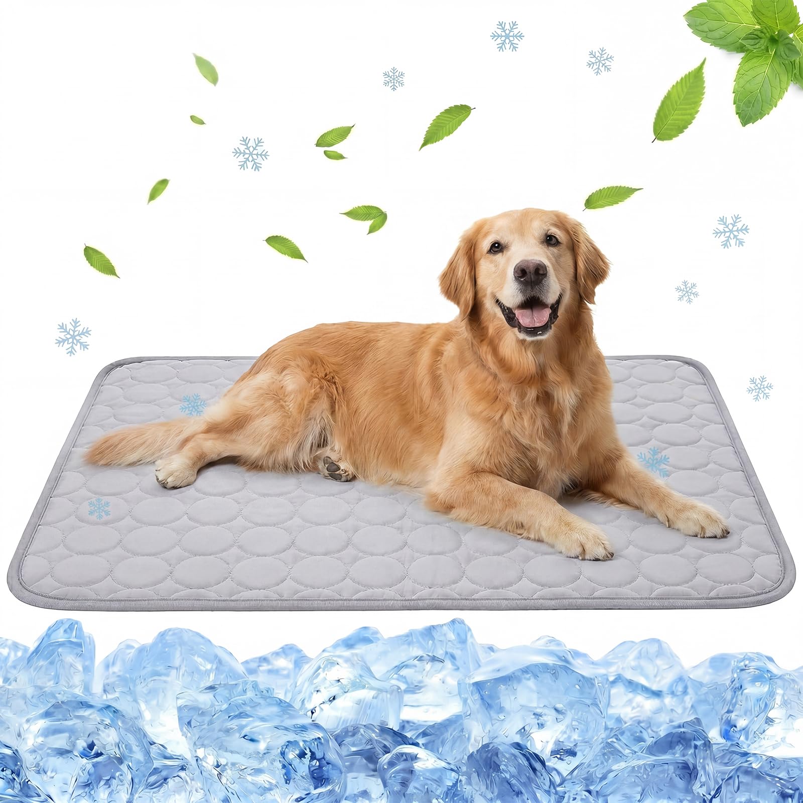 CNMTCCO Kühlmatte für Hunde & Katzen - Selbstkühlende Kühldecke mit kühlendem Effekt für Haustiere im Sommer- Kühlmatte Hund & Katze für drinnen und draußen,idealals Hundebett oder Kühlbett