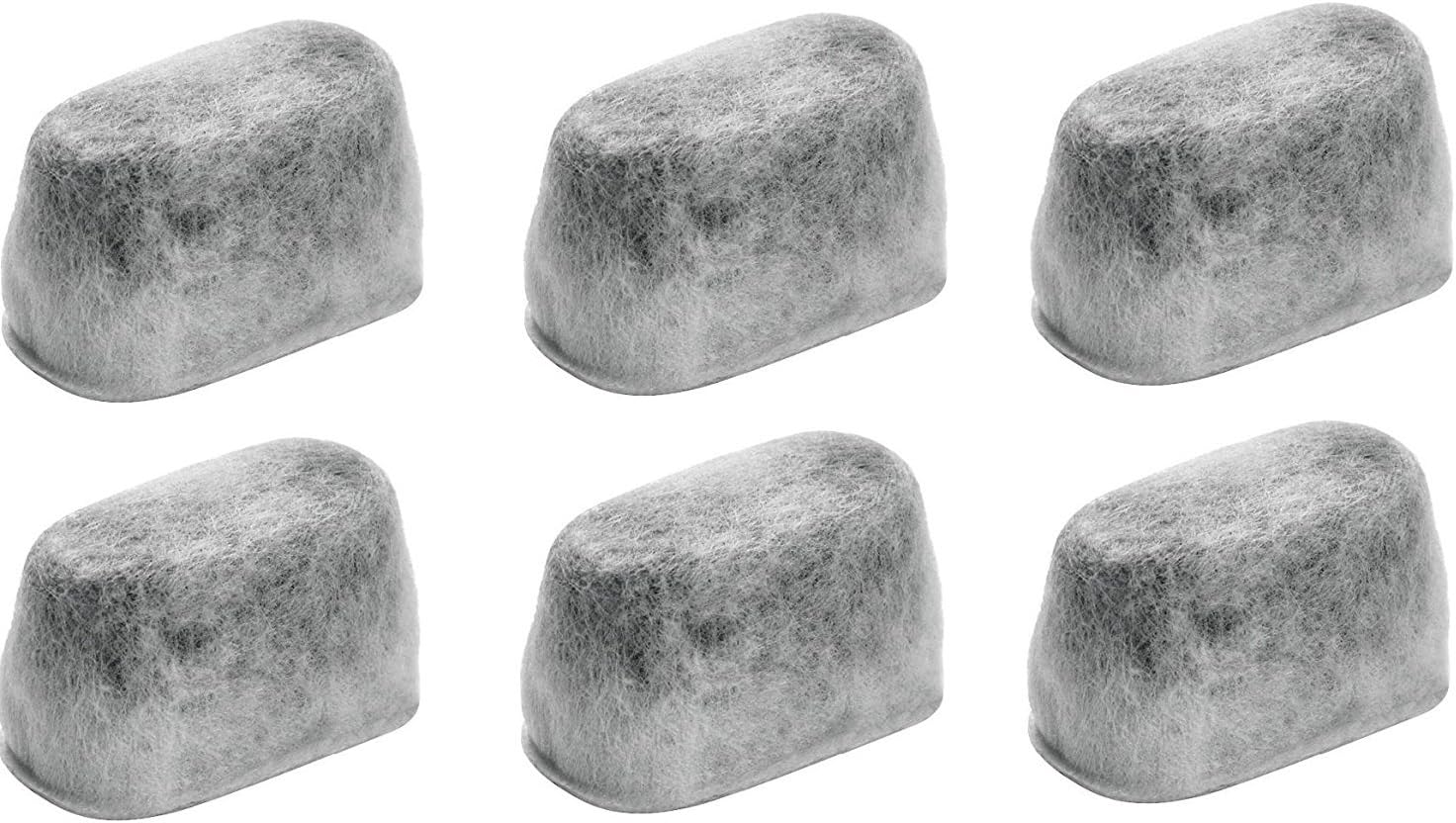 Nispira Replacement KCM11WF Charcoal Water Filter Pod, 6 Pack, Fits KitchenAid Coffee Makers