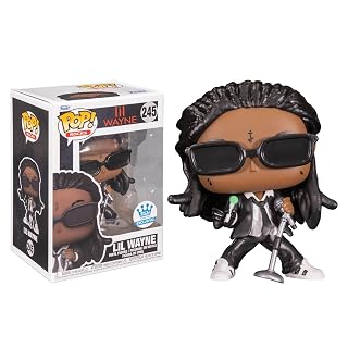 Funko Lil Wayne Pop! Rocks Figurine en Vinyle Lil Wayne avec Sucette, 9 cm - Les Beatles, Paul McCartney, John Lennon, RIngo Starr, George Harrison