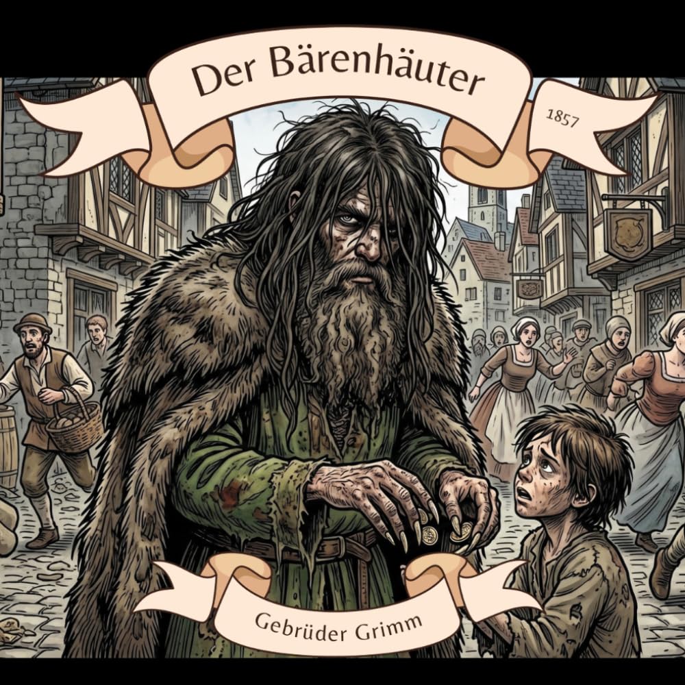 Der Bärenhäuter 1857 Gebrüder Grimm: Illustrierte Multimedia Märchenbuchedition mit QR-Code zum Vorlesen lassen (Multimedia Märchenbuchedition - Gebrüder Grimm 1857)