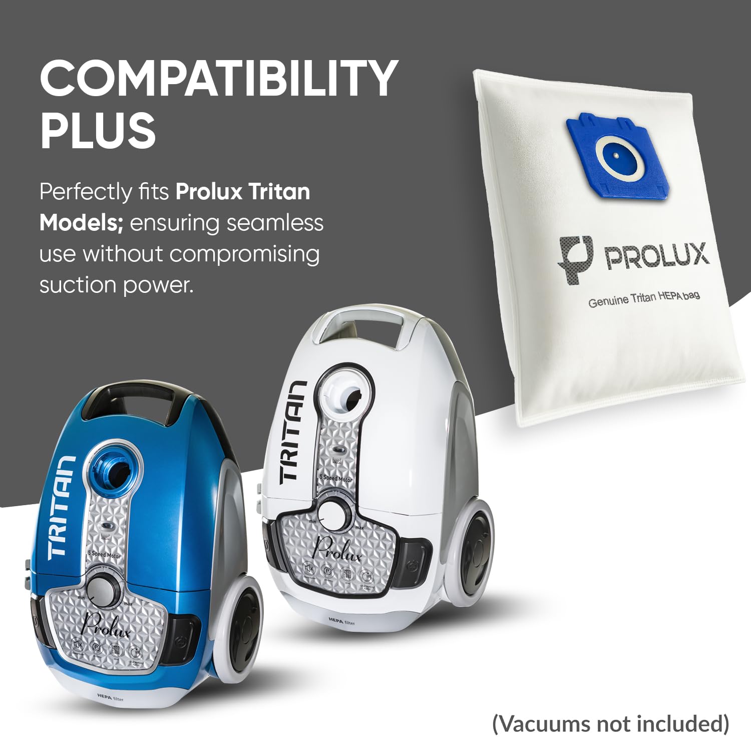 GV Pack de 10 bolsas para el aspirador de Tritan Marrón