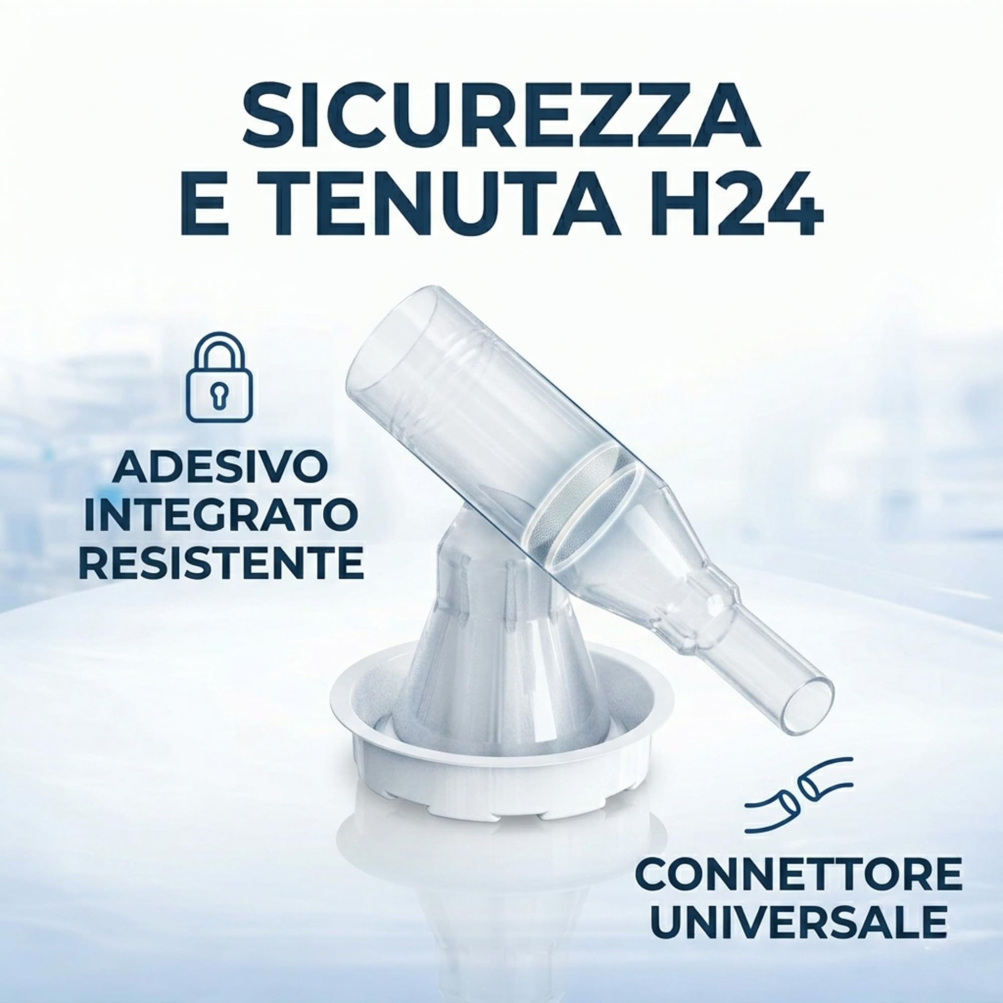 LAMONEA Set 30 Pezzi Catetere Esterno Uomo 100% Silicone, Made in Italy - Wide 25mm Autoadesivo, Guaina Pene - Incontinenza Maschile Latex Free (Wide, 25mm) - MECUL25