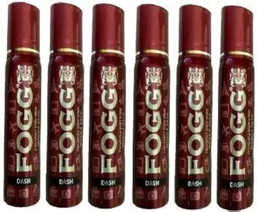 Fogg Fragrance Body Spray Mobile Pack Dash For Unisex, 25ml (Pack Of 6) Spicy