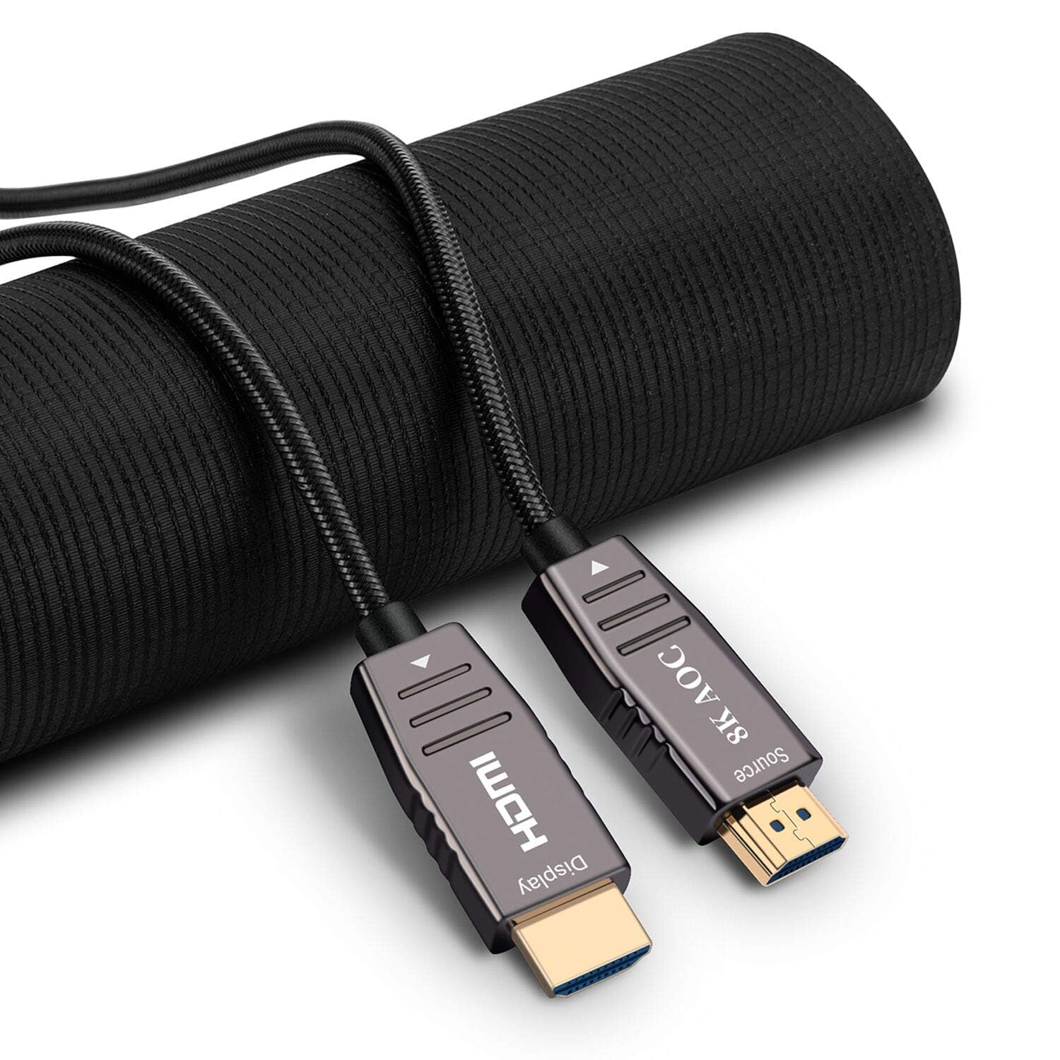 Cavo in fibra ottica HDMI 8K, 19,8 m, cavo HDMI 2.1 ad alta velocità, supporto con 18 Gbps, HDR10 dinamico, eARC, HDCP2.2