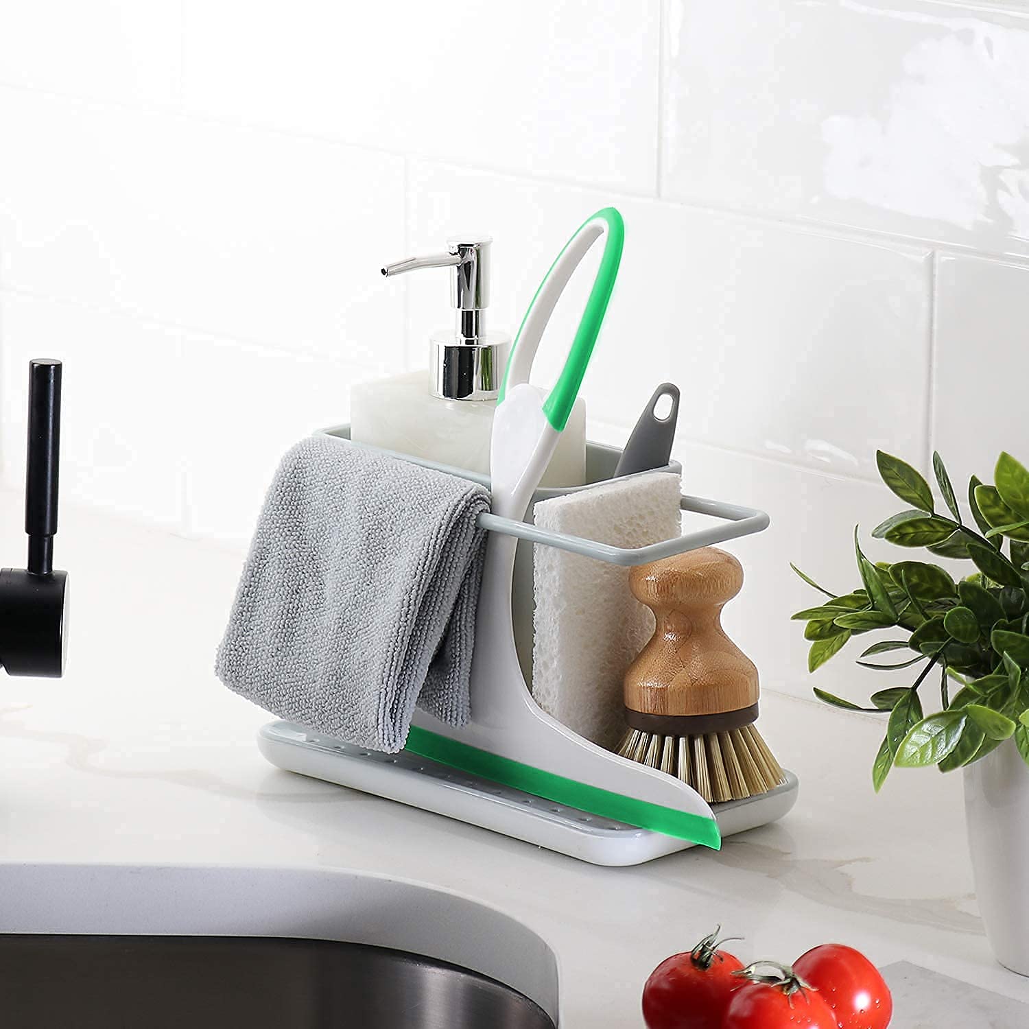 PREZONE Kitchen Platform & Glass Wiper All-Purpose Cleaning Windows Car Windshield Bathroom Mirrors Table Cleaner (Multicolor) 2