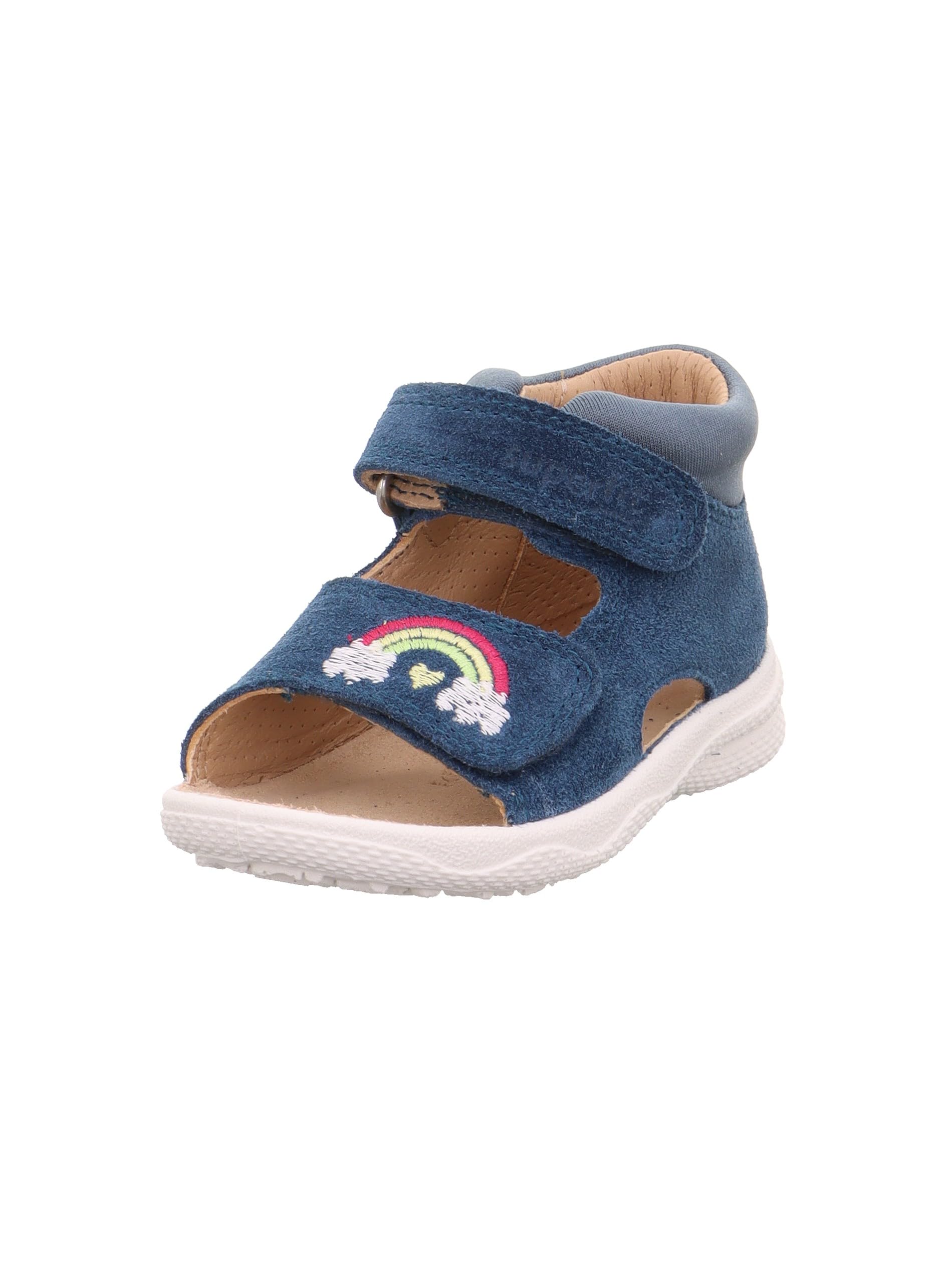Superfit Girls Polly Sandal, Blue 8010, 4.5 UK Child Wide