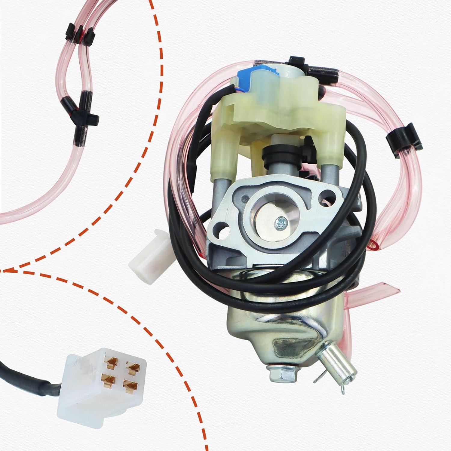 16100-ZL0-D66 Carburetor Replaces for Honda 16100-Z0V-D12 16100-ZL0-D65 Fits For EU3000is EU3000i Predator 3500 Watts Inverter Generator 63584 with Air Filter