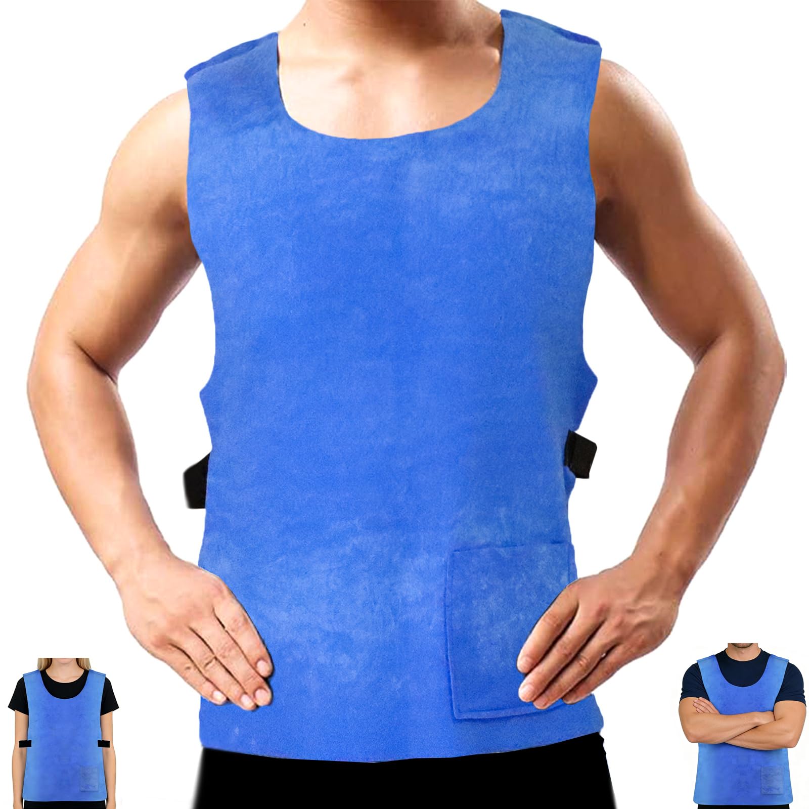 Chaleco de enfriamiento contra el calor extremo en material PVA ajustable unisex 8