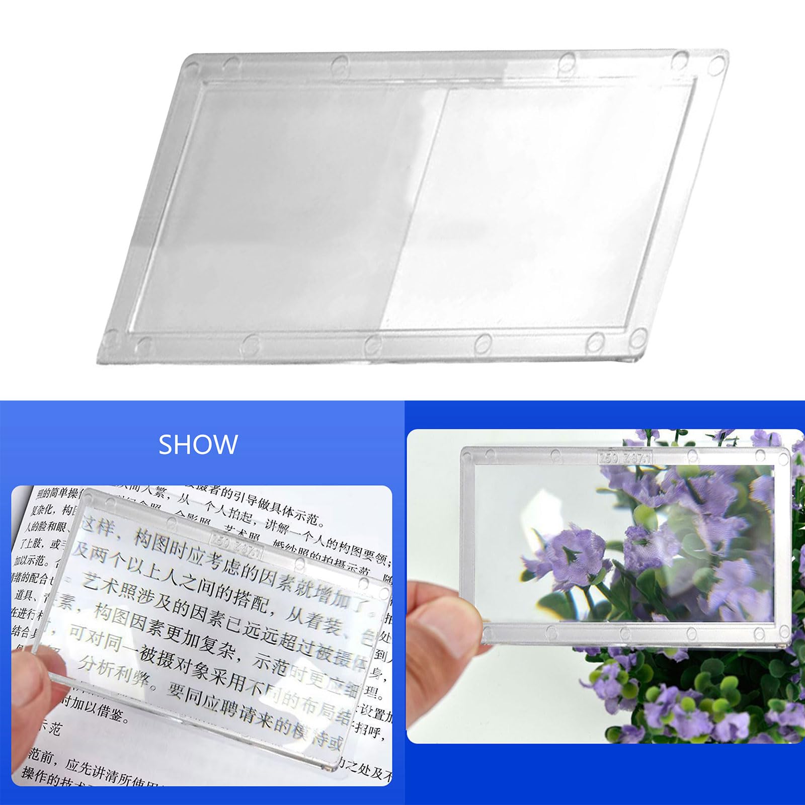 BOLOUY Magnifier Professional Auto Darkening Clear Welding Helmet Lens Glass Improve Efficiency for Working Environment