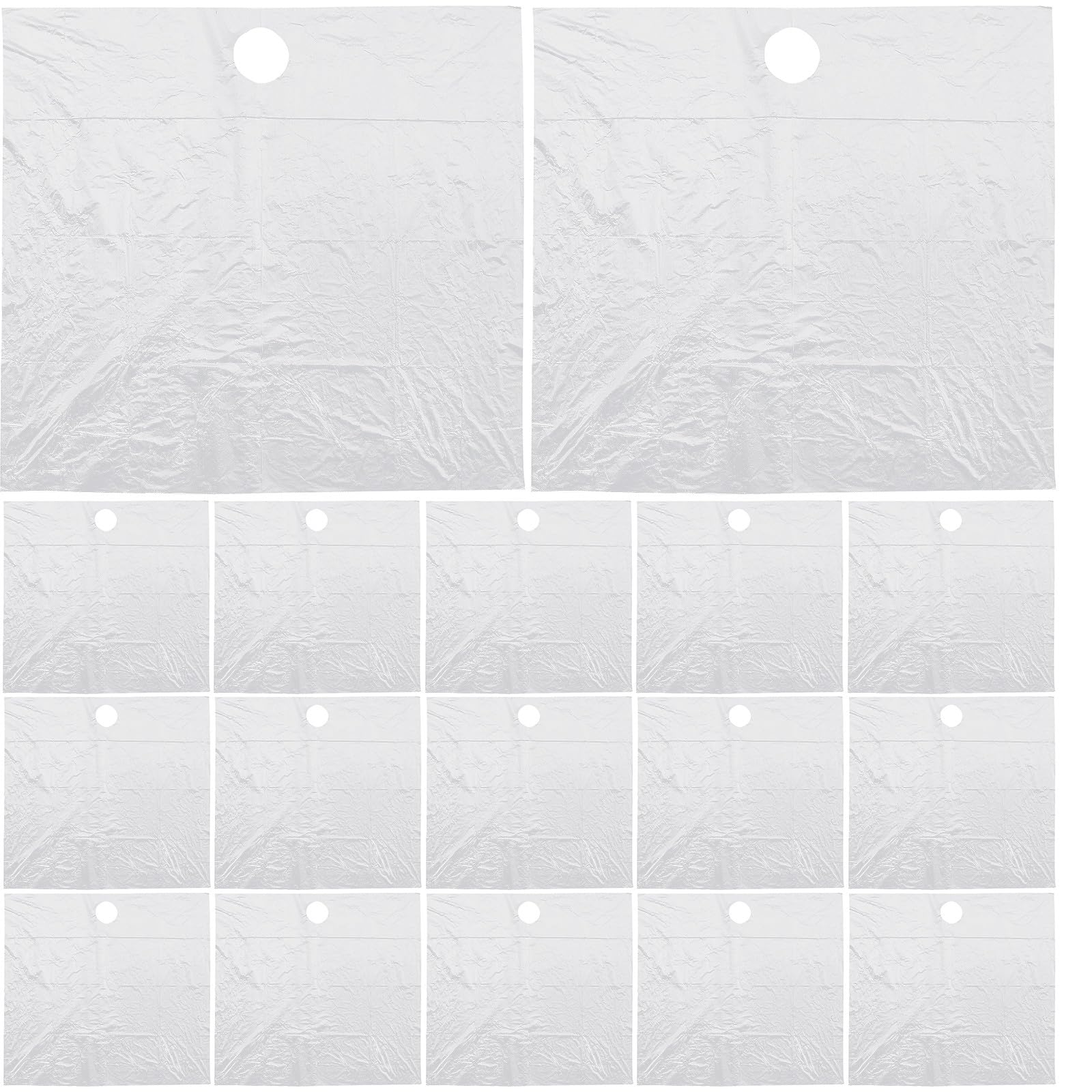Generic 40pcs Bathroom Shower Drain Hair Collector, Bath Tub Beard Hair Catcher, Disposable Drain Hole Protector, Mustache Guard for Men Accessory