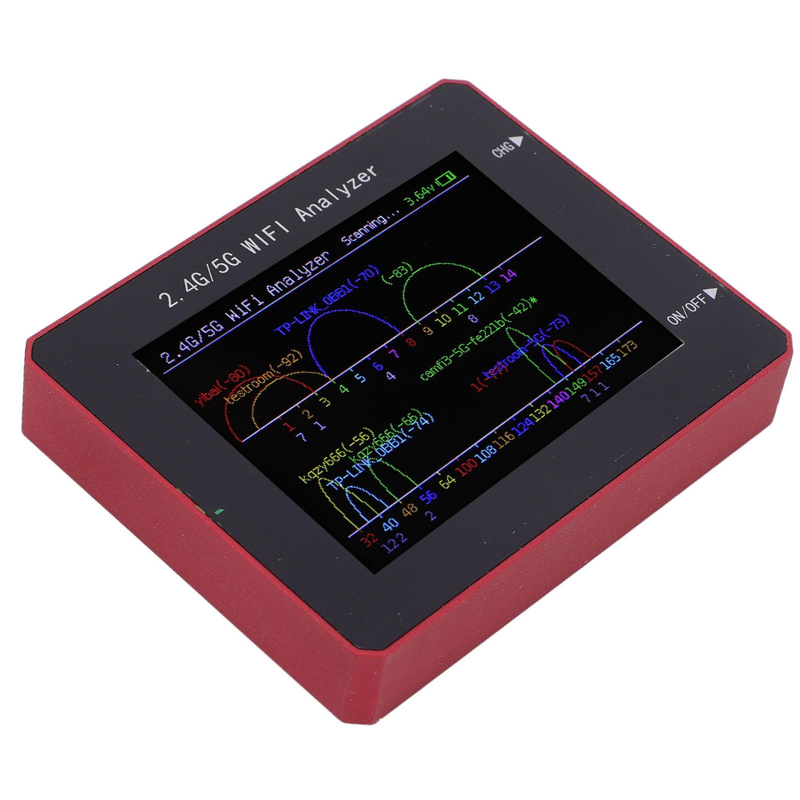 FTVOGUE WLAN-Analysator mit 2,4-Zoll-Farbdisplay