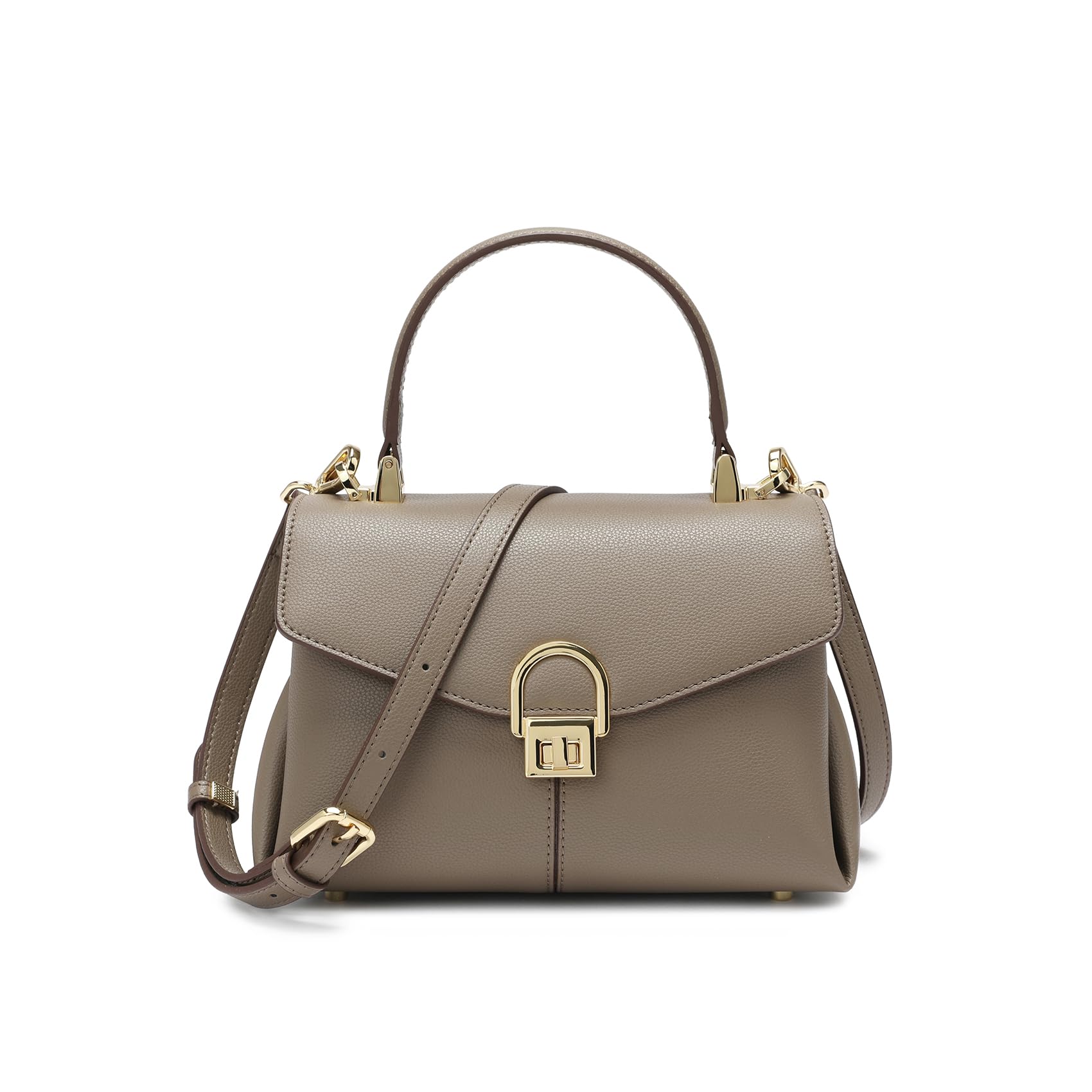 quipuda Handtasche Damen Klein，Leder Umhängetasche Damen ，Kommt mit abnehmbarem Schultergurt