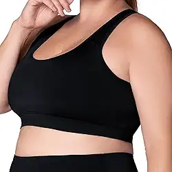 Top Academia Plus Size Alta Sustentação Nadador Selene