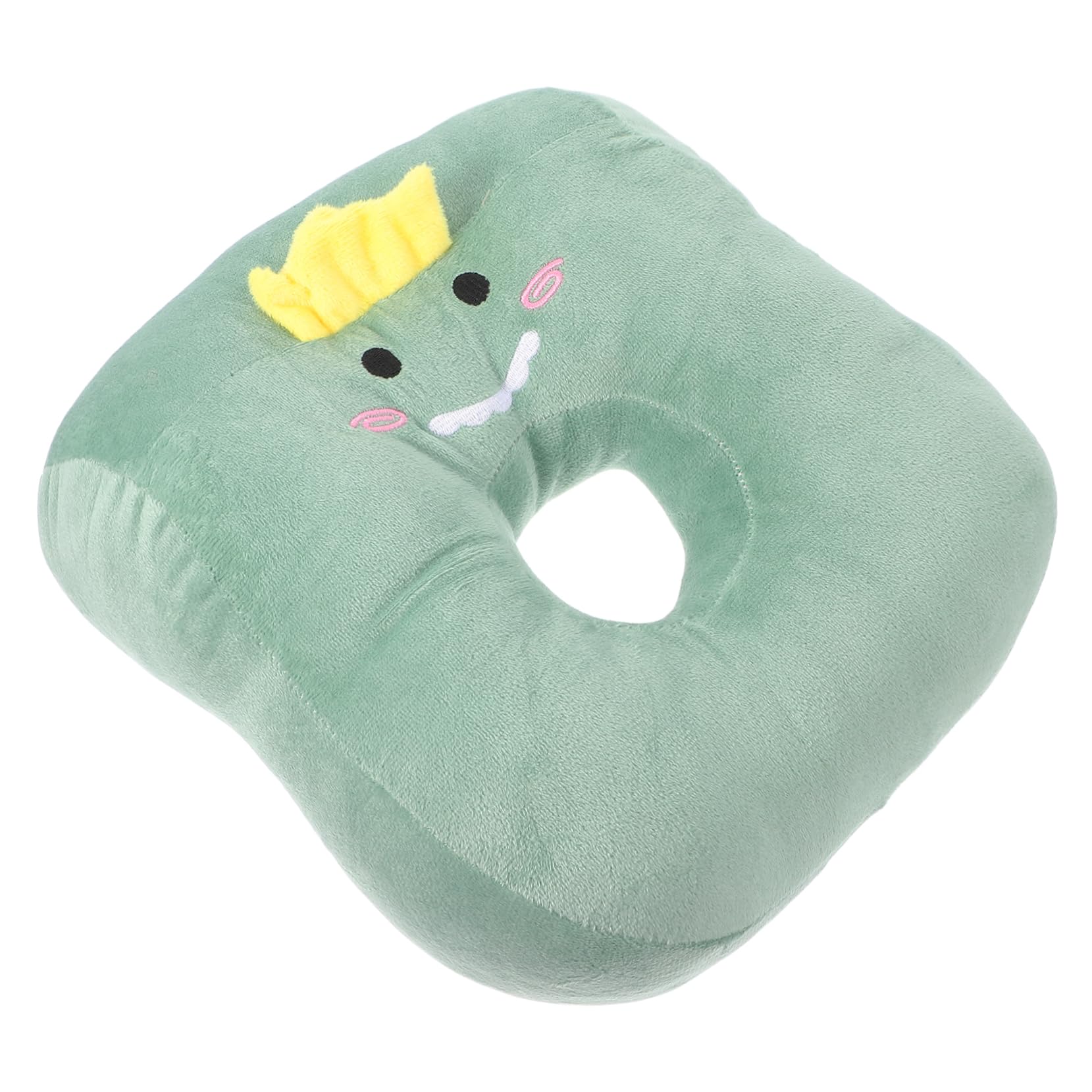 Cabilock Ergonomic Desktop Sleep Pillow with Ear Comfortable Nap Cushion for Office Use Portable Breathable Animal Design Pearl