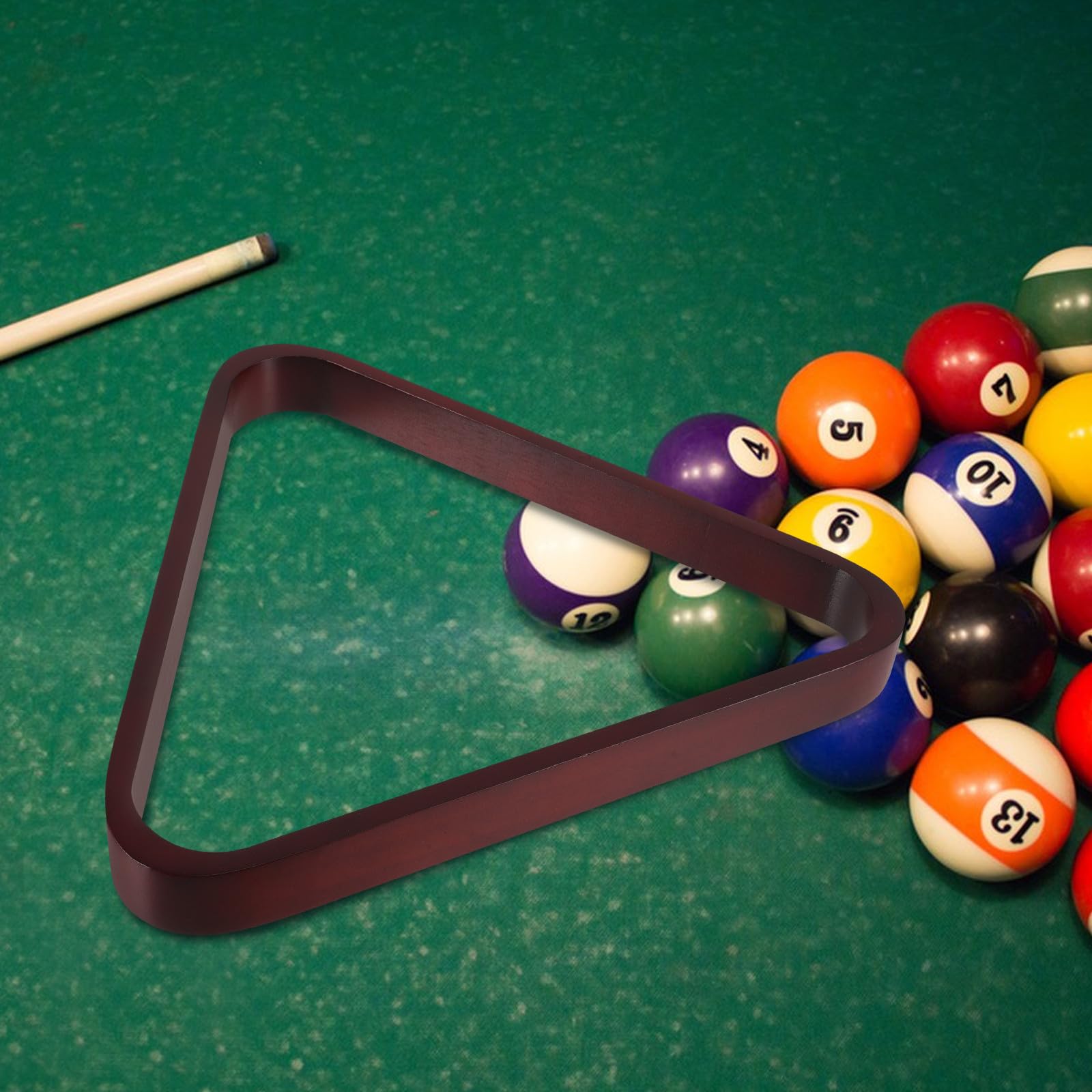 LABRIMP Billard Dreiecksständer 57,2mm Pool Triangel für Präzise Kugelplatzierung Stabiler Billardkugel Organizer für Snooker und Pool Geeignet für Spielzimmer und Clubs