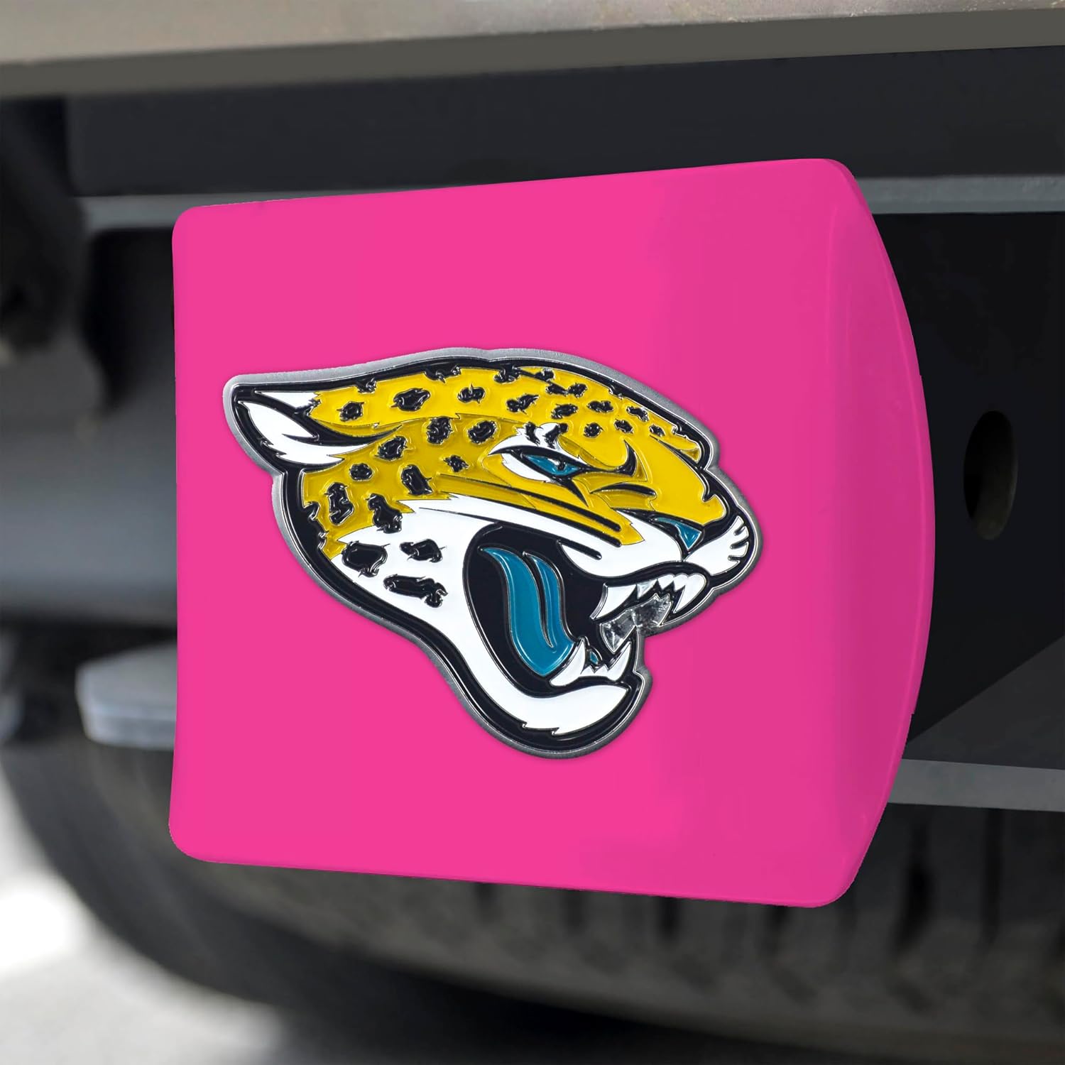 FANMATS 43378 NFL - Jacksonville Jaguars Color Hitch Cover - Pink