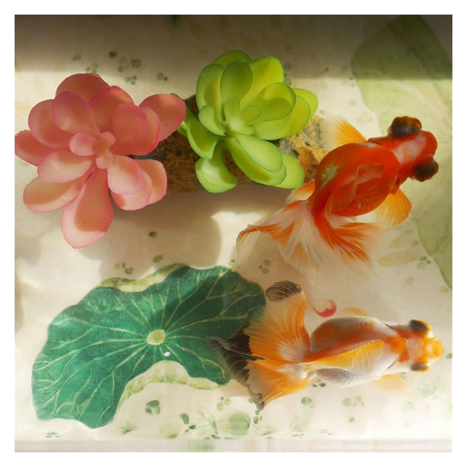 Kugelaquarium, Goldfischglas, Abnehmbarer Desktop-Tank Indoor-Ornamenta Aquarien