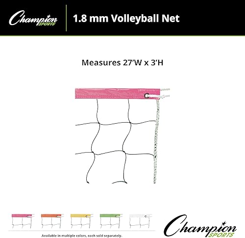 Vista 38 de Champion SportsVolleyball Nets Negro/Blanco