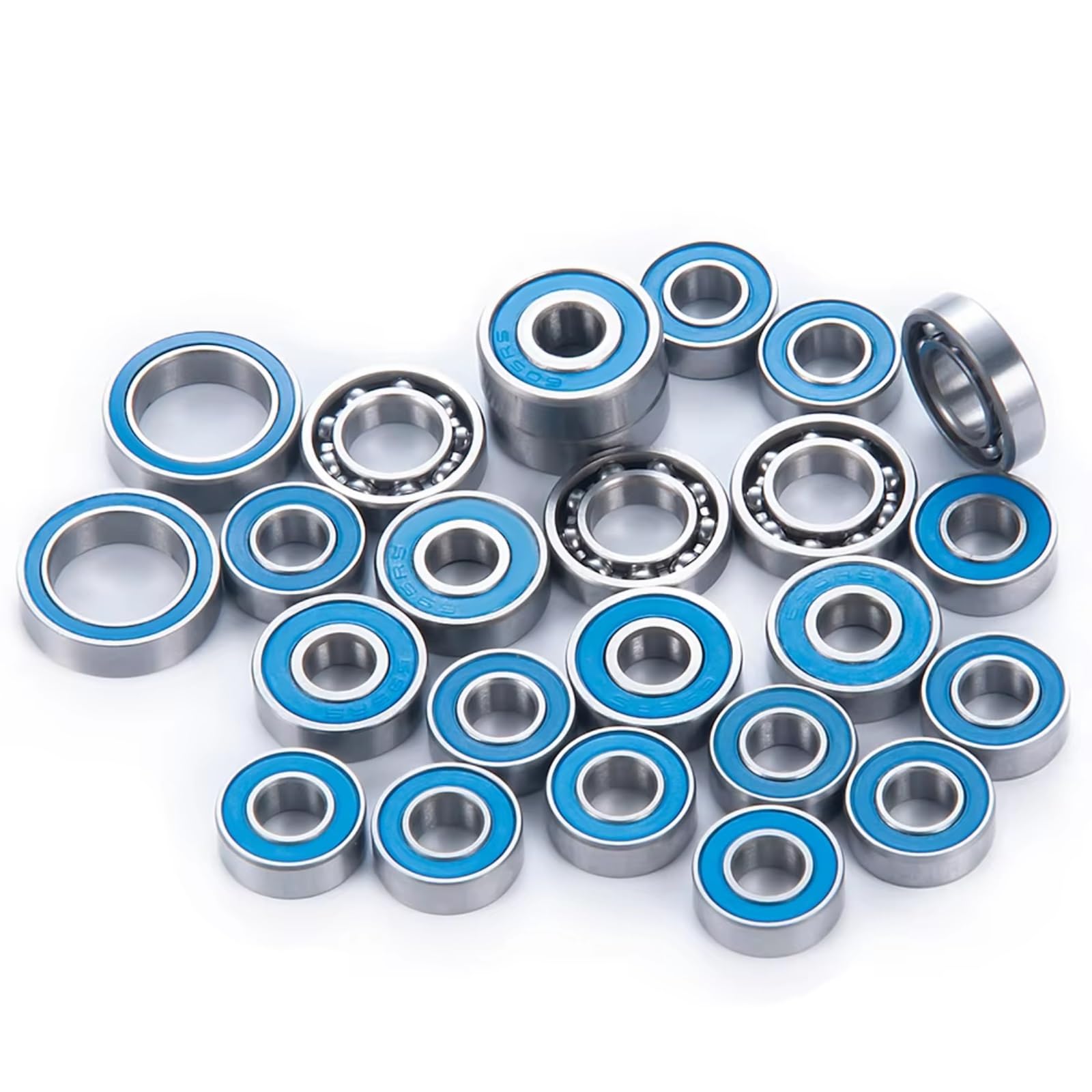 Für Axial Für Capra Für Currie F9 24 Teiliges Stahl Gummi Abgedichtetes Hochgeschwin Digkeits Kugellager Kit RC Car Upgrades Modellzubehör RC Lagern