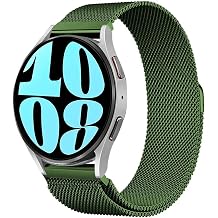 Mesh Woven Quick Release Watch Band, Quick Release Watch Strap - 8mm/20mm/22mm, Metal Magnetic Watch Band, Quick Release Watch Strap for Men and WomenColorGreen,Size22MM