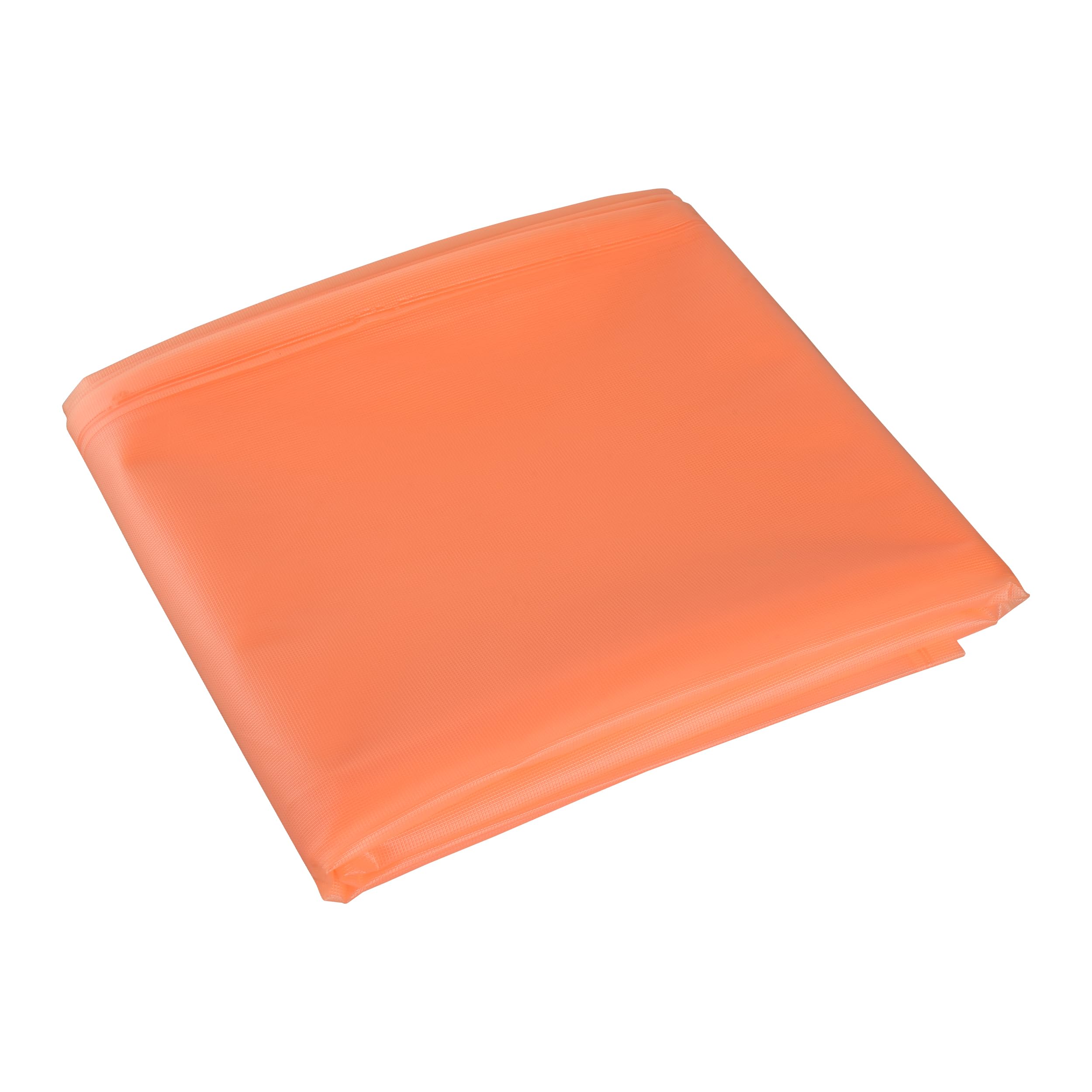 Aqbah Waterproof Plastic Mattress Protection Sheet for Baby and Adult Bed Breathable Soft Fitted Bed Sheet (Size 6X7 ft) (Orange)-image-8