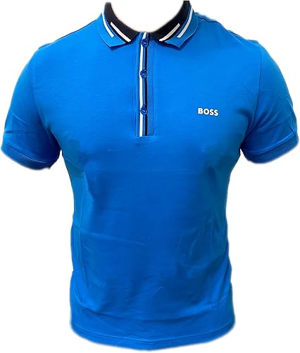Hugo Boss Polo Paule 1_99 para hombre de algodón entrelazado algodón lujoso tacto delgado 50501388