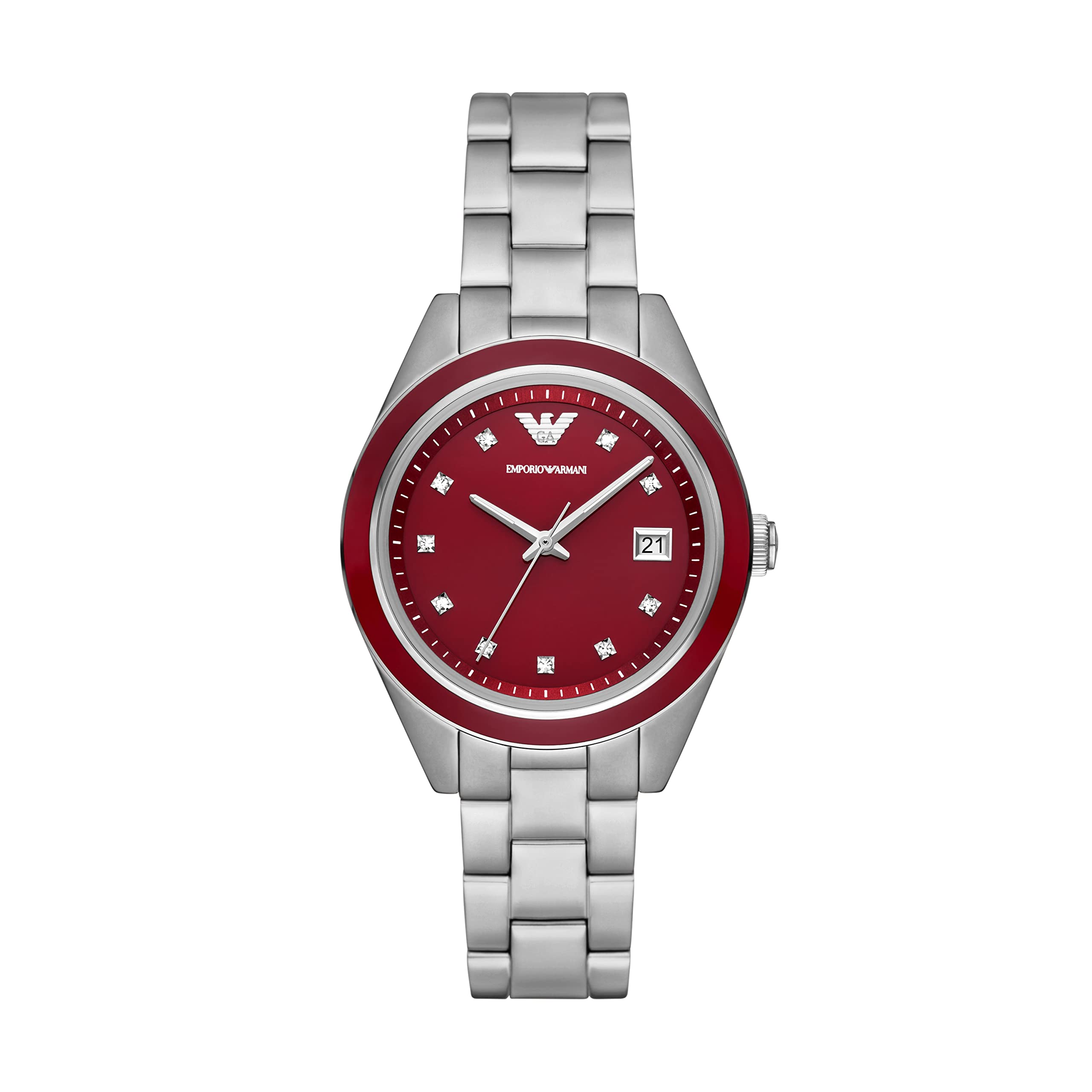 Emporio ArmaniAnalog Red Dial Women's Watch-AR11544