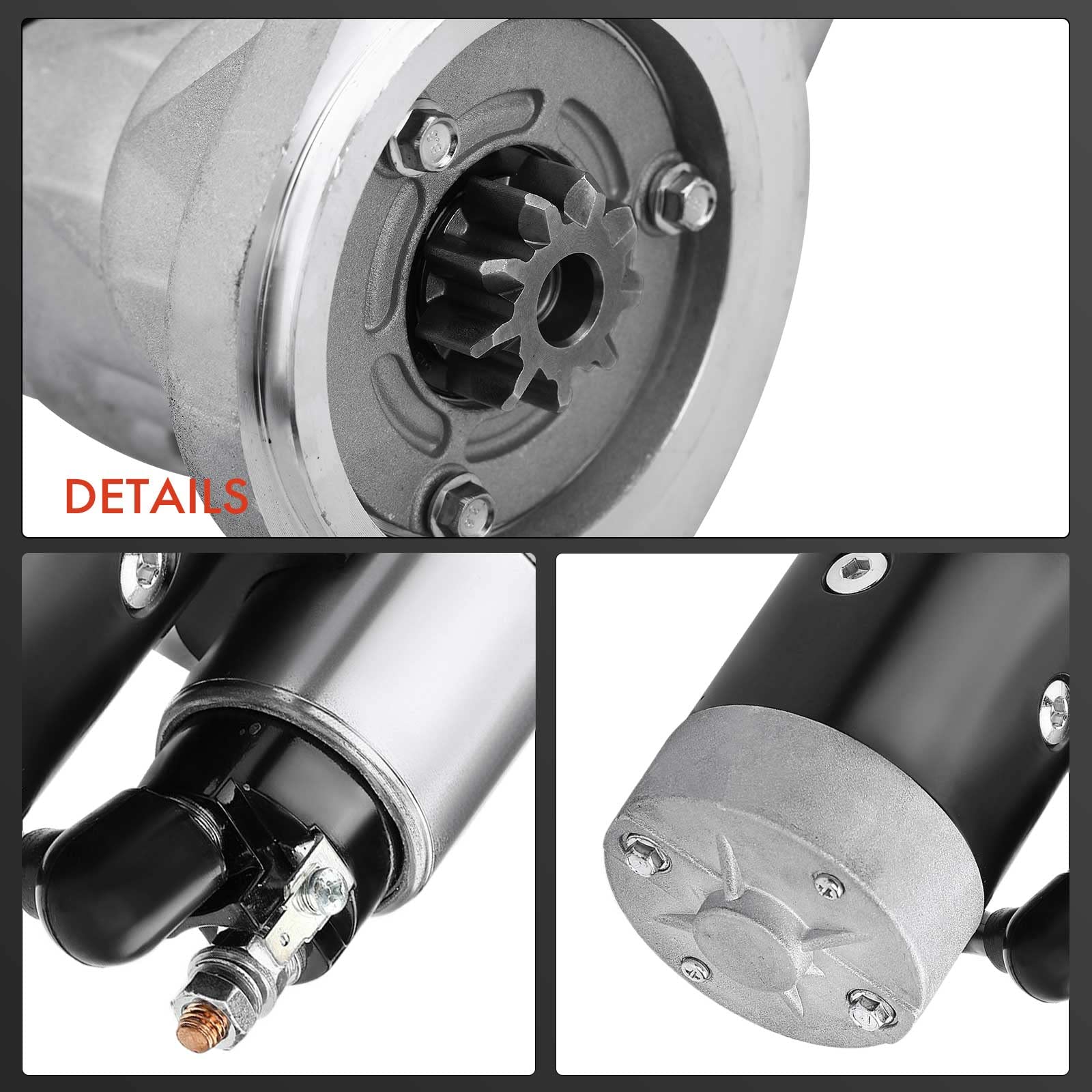 Frankberg Motor de arranque para automóvil Diesel 2,5 KW/12 V/9 dientes Compatible con Cabstar F22 H40 2.3L Pick-up D21 2.5L Replace# 0986016031,30730N