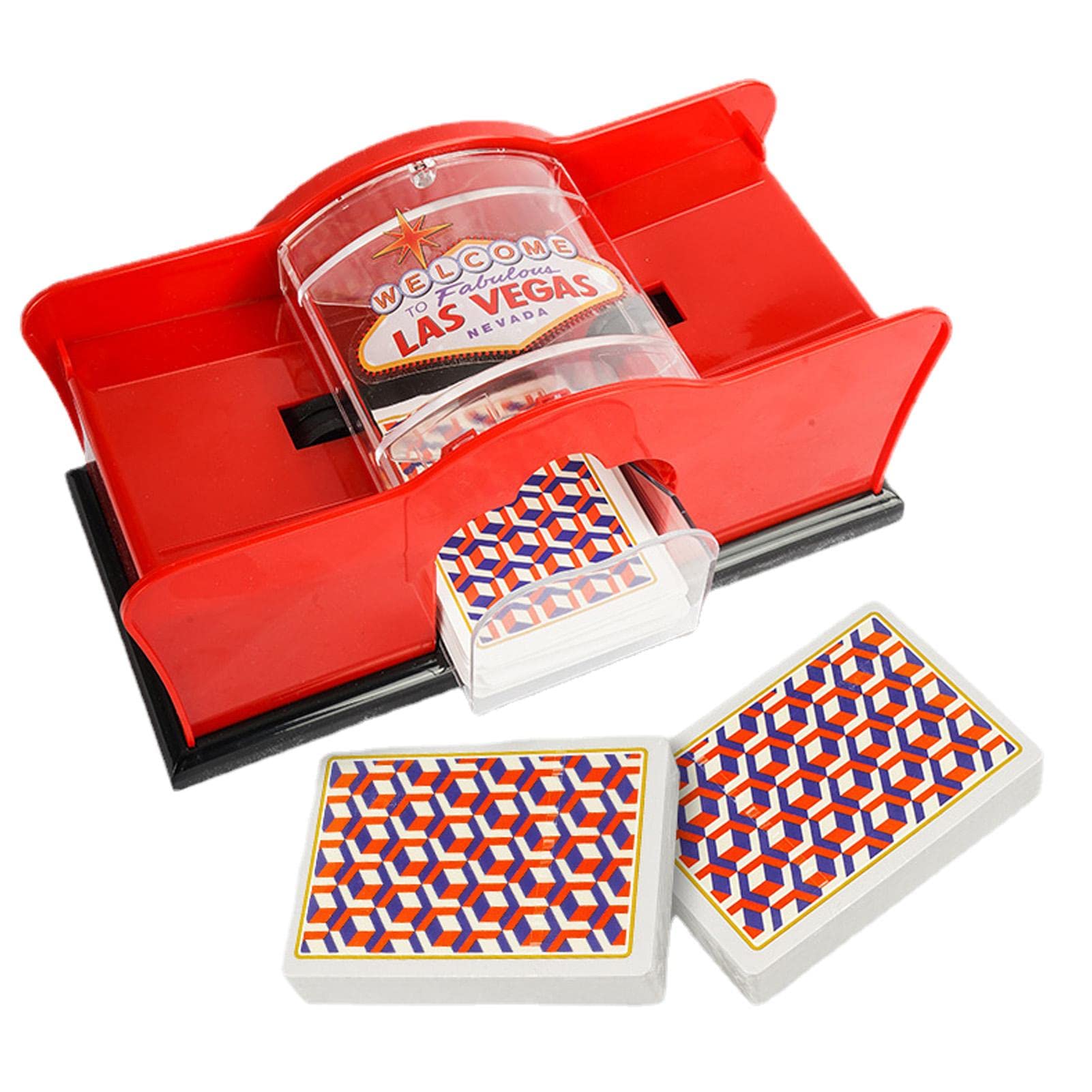 Shuffler Cartes Jeux Mélangeur De Cartes Manuel Automatique – Machine à Mélanger Poker Sans Pile, Idéal Jeux De Société & Soirée