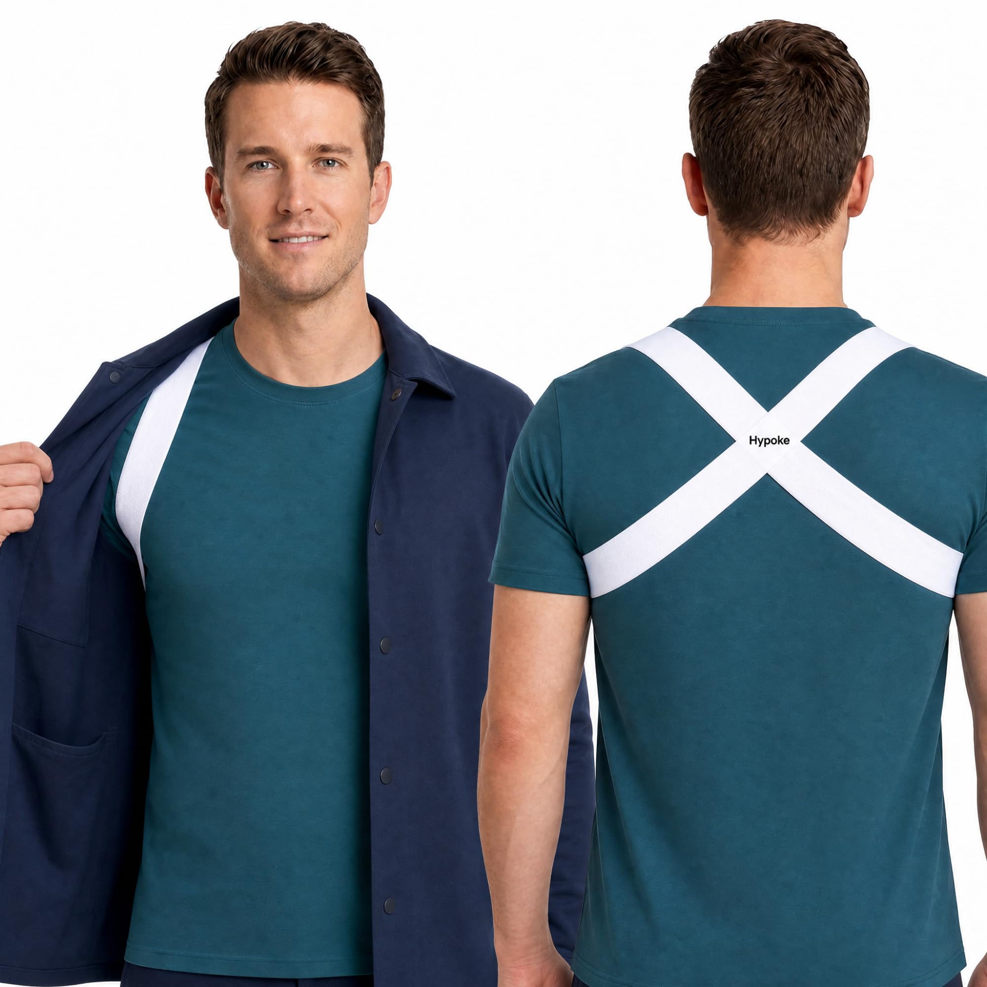 Photo 1 of Hypoke Men's Invisible Posture Corrector Back Brace