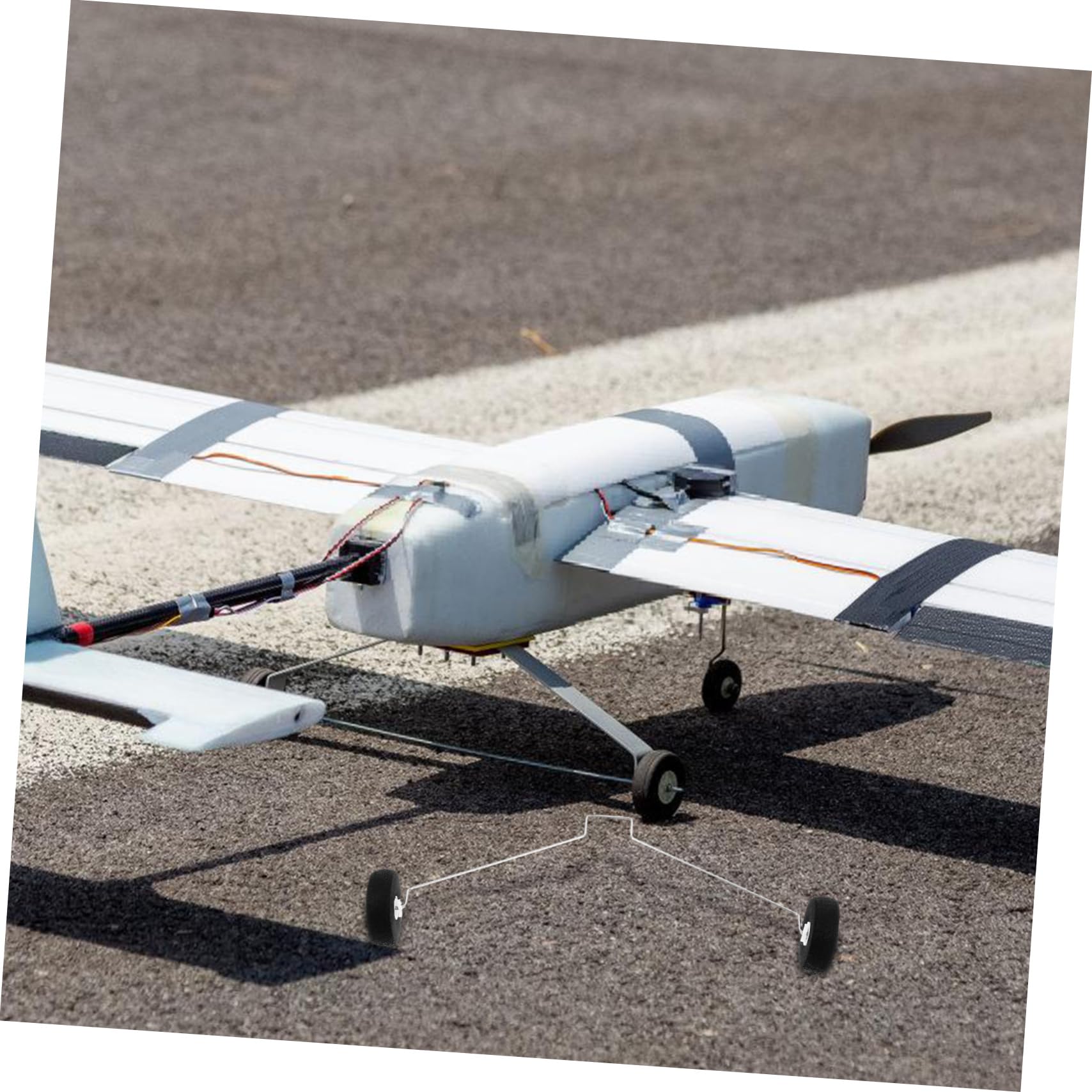 Train D'atterrissage Principal Pour Avion RC - Kit Avec Roues Et Engrenages - Compatible Avec De Nombreux Modèles Télécommandés