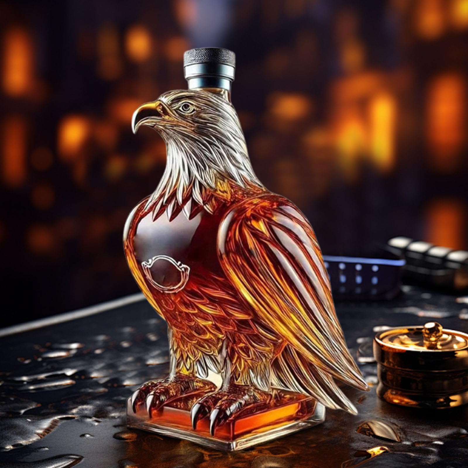 Jack Daniel's Eagle Decanter 空ボトル RuWeoMaa Whiskey Decanter