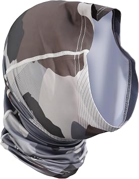 Element Stealth Combo Fly Fishing Kit & UPF 50+ Neck Gaiter, UV Face Mask, 5WT 9FT Carbon Fiber Fly Rod, Reel, Case & Accessories for Fishing, Hiking & Outdoor Sports