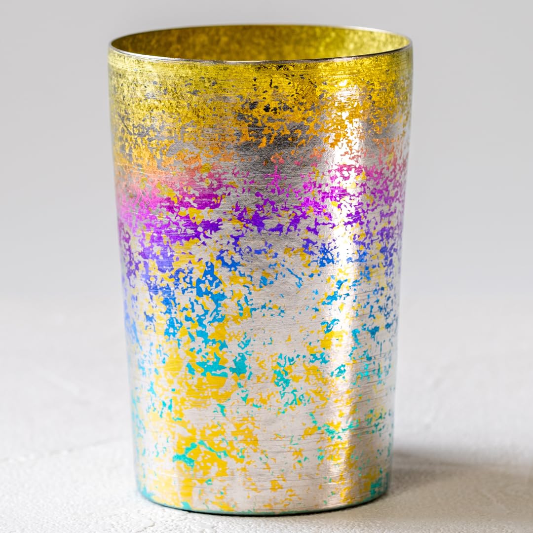 Amazon｜HORIE（ホリエ）チタン二重タンブラー 鈦虹ライト レインボー