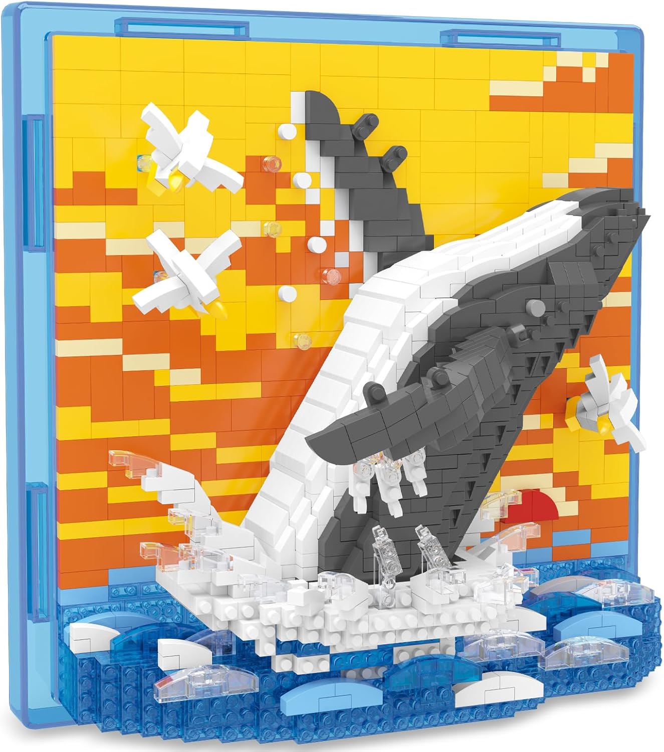 Magic Owl Animal 3D Wall Art Micro Mini Building Blocks Set, Unique Home Wall Decor or Table Display, Ideal Gift Toy for Adults & Boys Girls 14+ (1272 PCS)