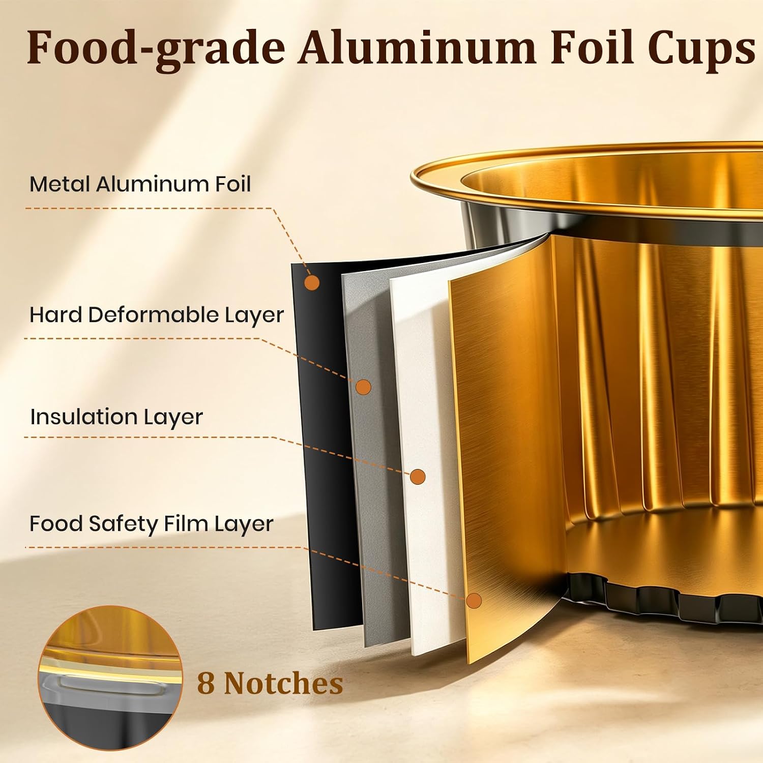 40 Pack Mini Cake Pans with Lids, 5 oz Aluminum Foil Baking Cups