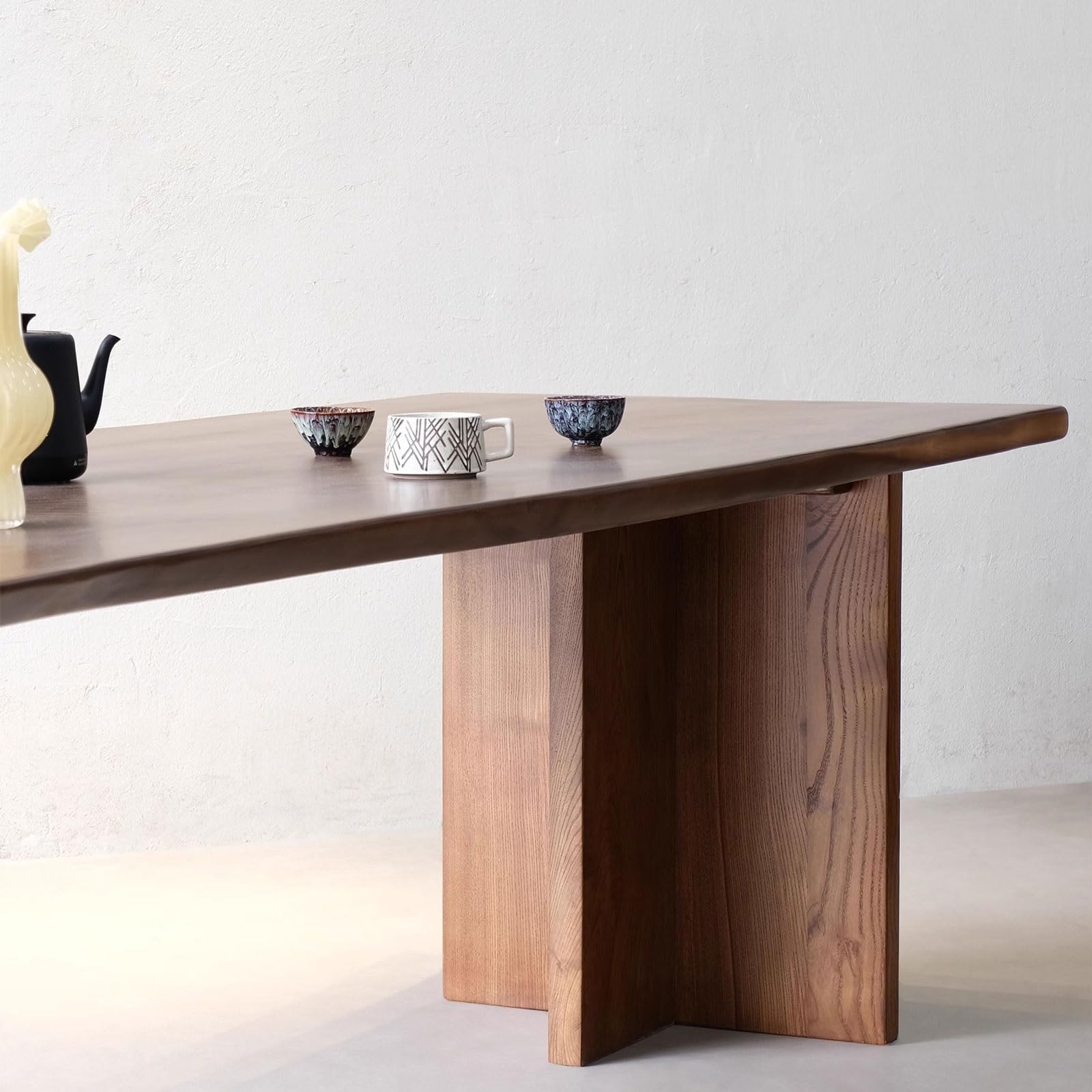 Acrittura Scrivania for PC in legno massello, grande e moderno, semplice ufficio domestico(L)