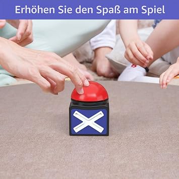 BEAN LIEVE Game Buzzer Answer Button Which Can Be Used As A Snap Button For Game Shows Red Game Snap For Children's Classrooms